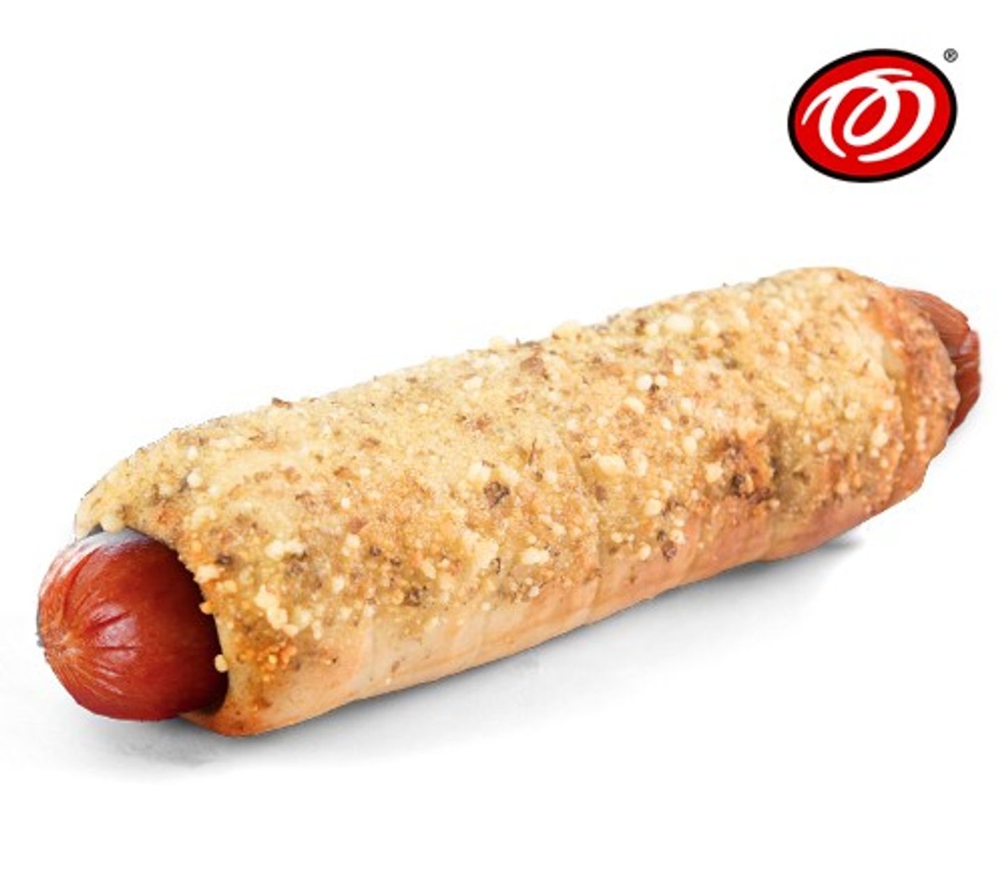 Pretzel Hot Dog Parmesan