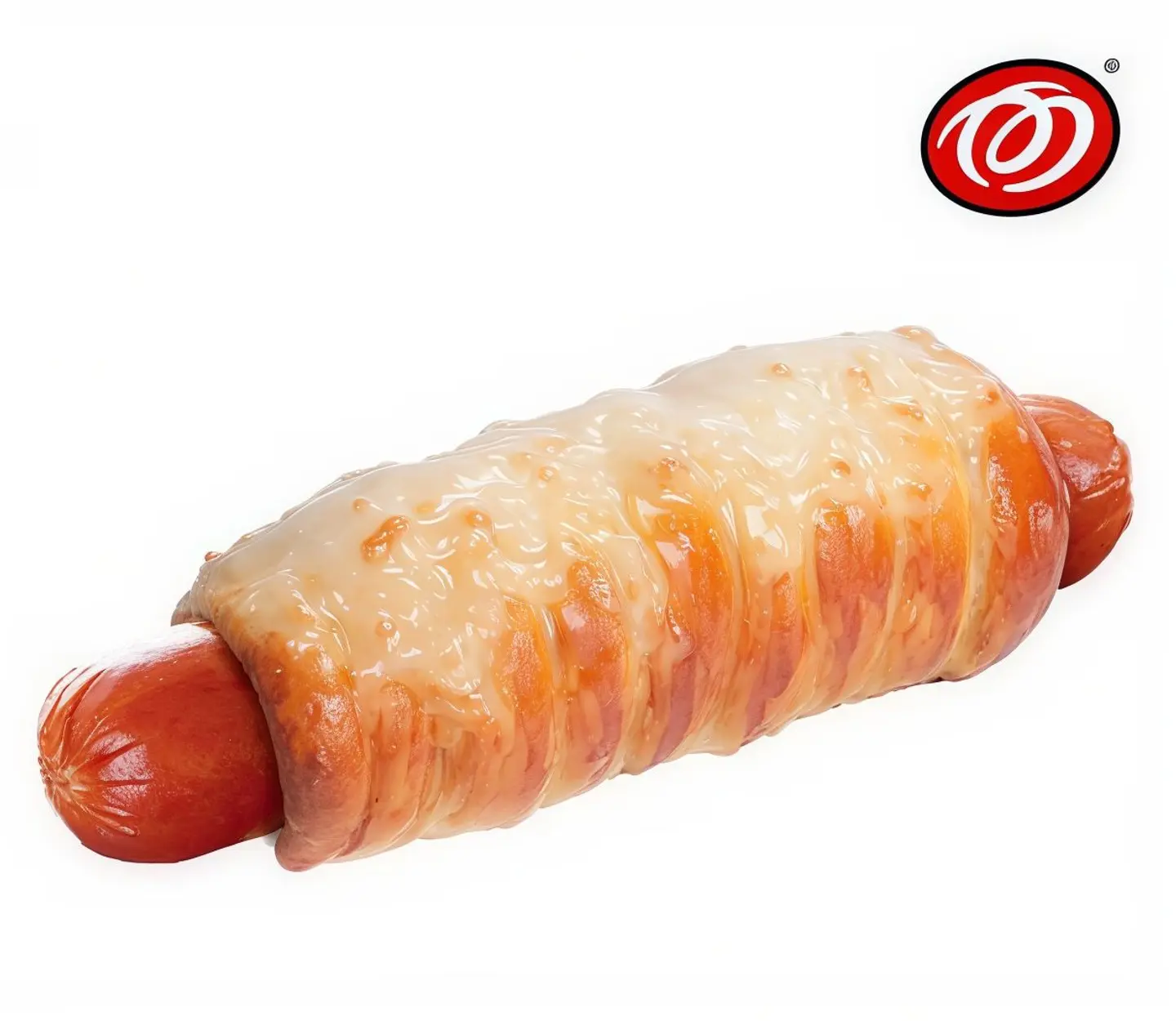 بريتزل نقانق بالجبن