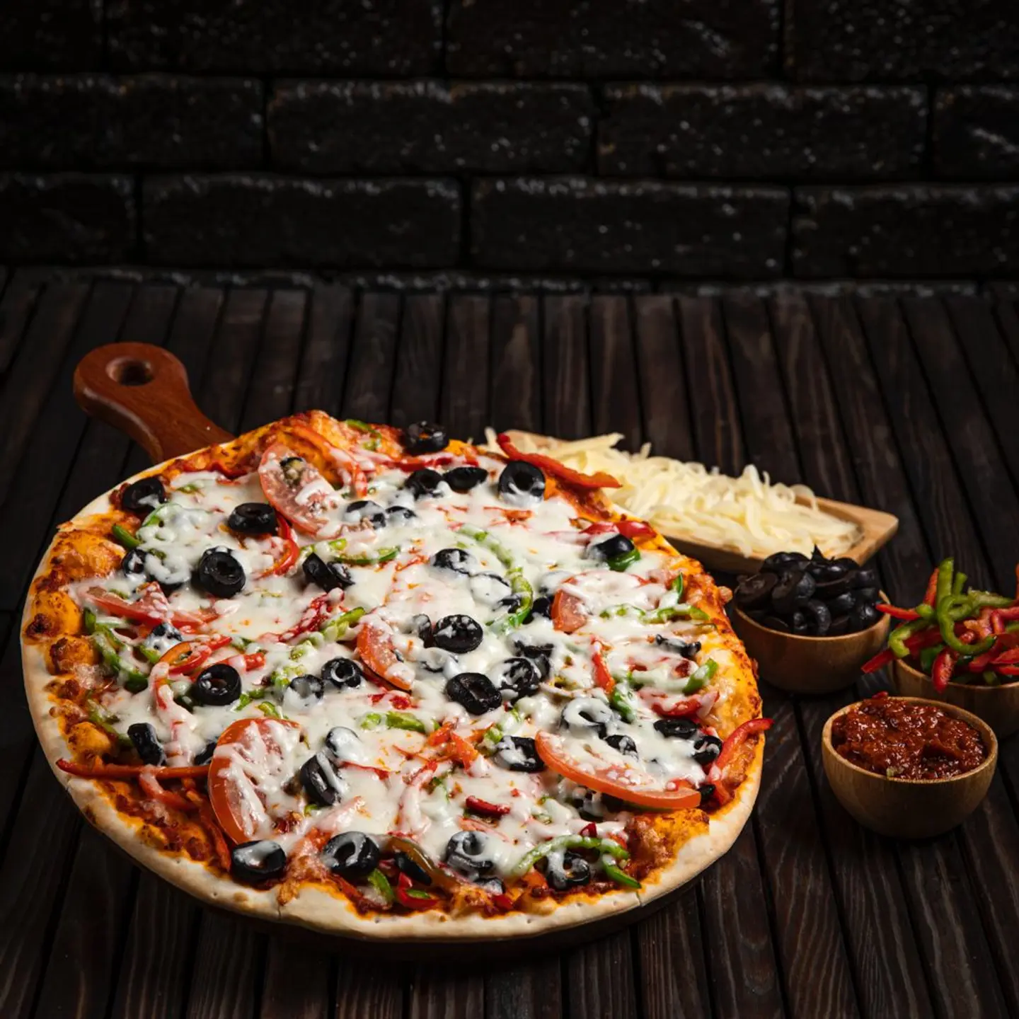 Vegetable Pizza - Big