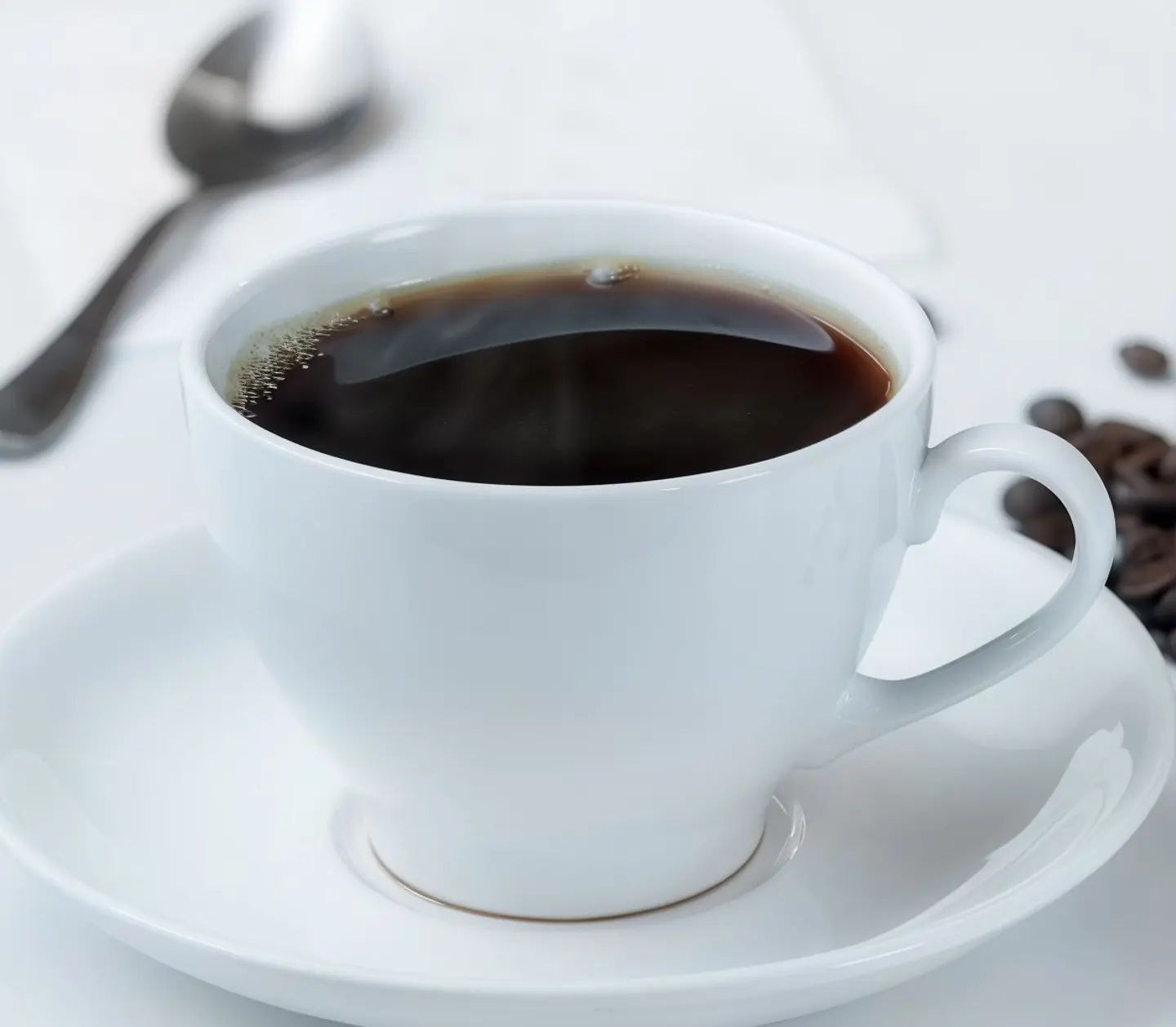 القهوة الامريكية وسط