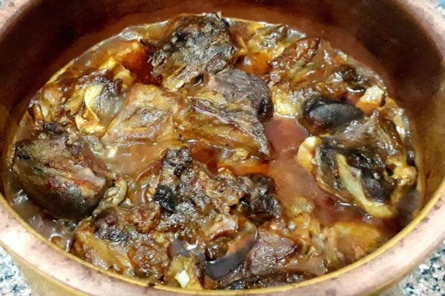 طاجن لحمة راس