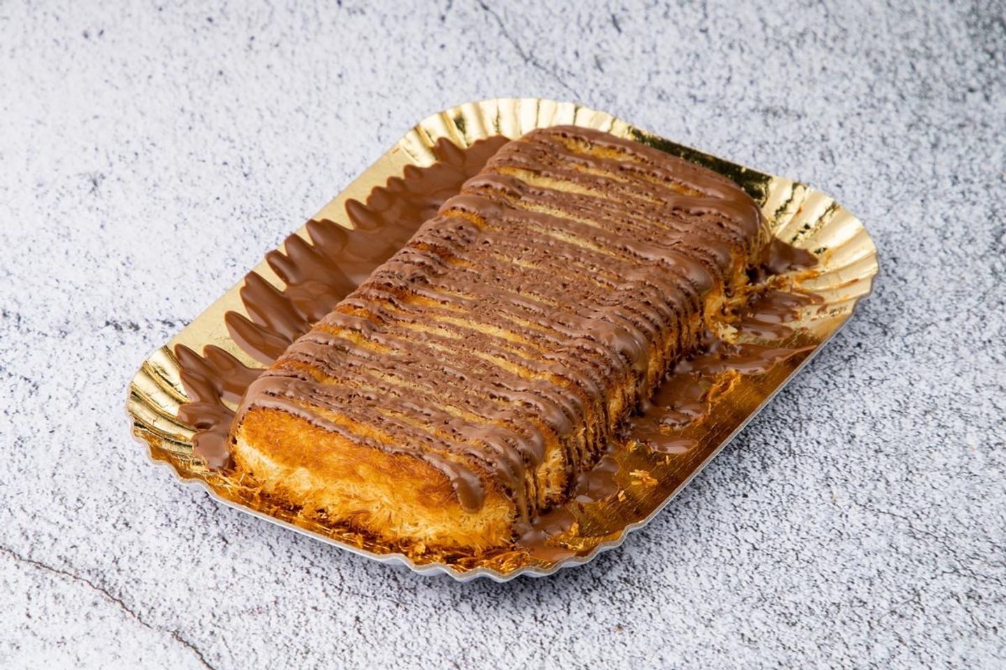 كنافة مستطيلة نوتيلا