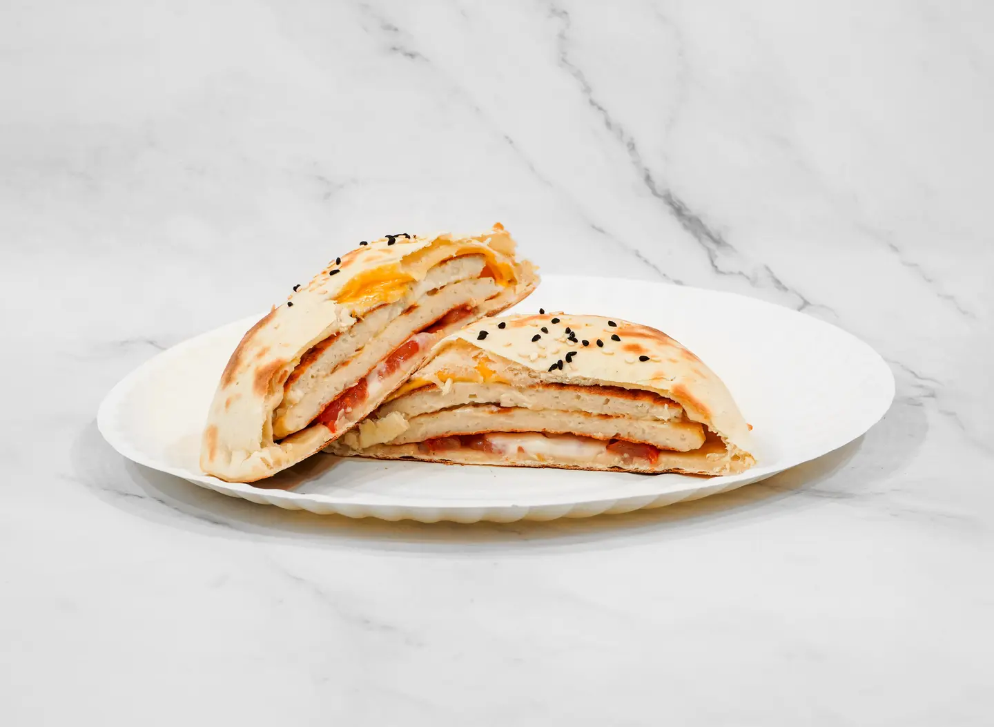 Chicken Burger Pie Double