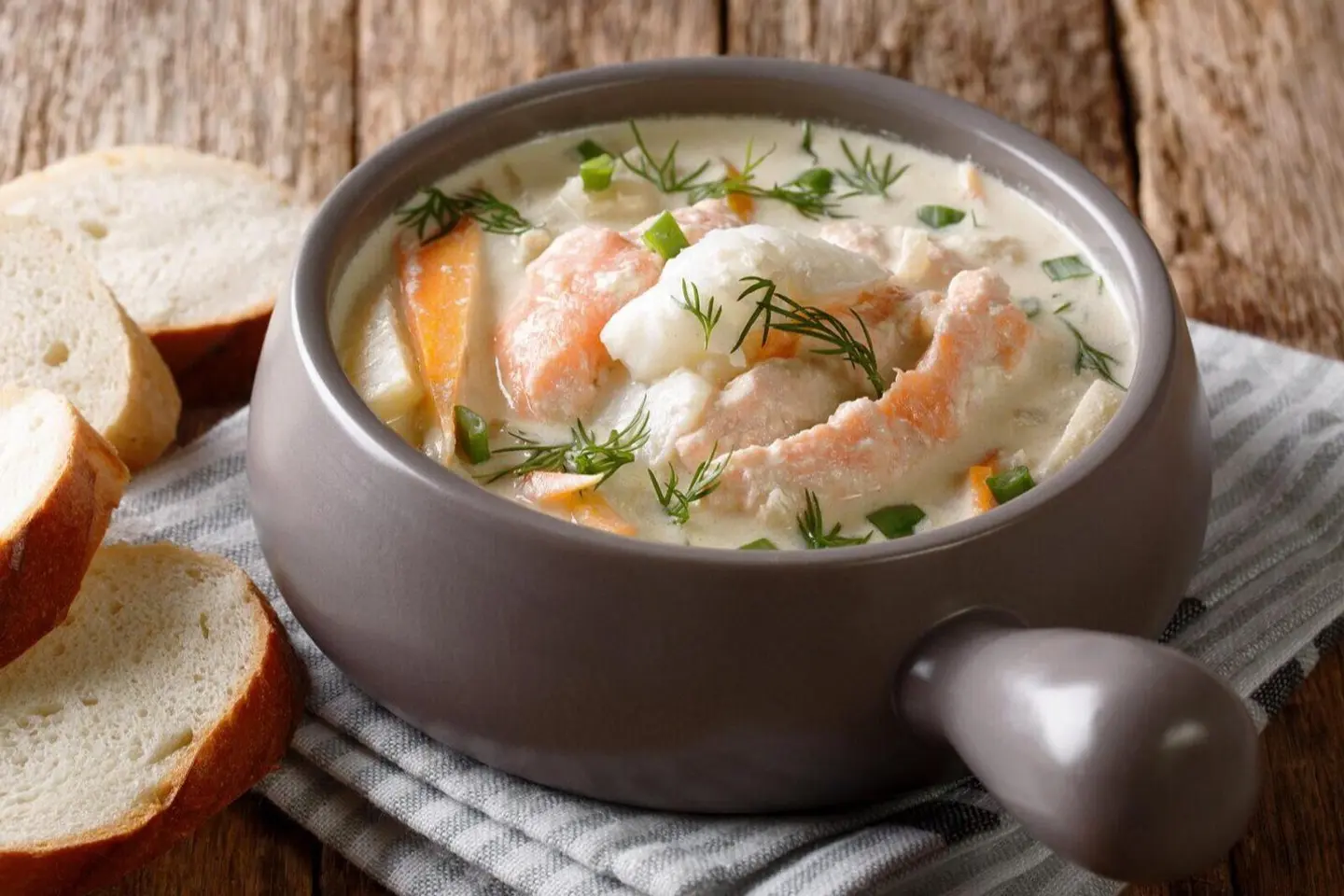 Seafood Soup With Cream