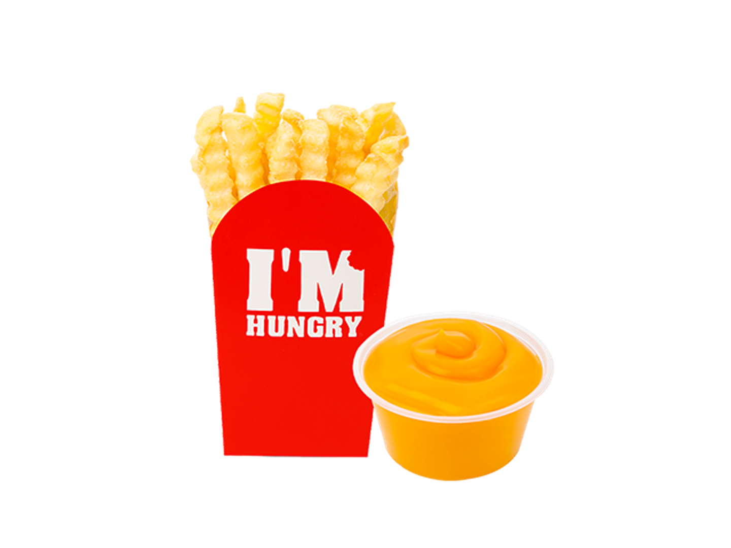 Crinkle Fries With Cheese