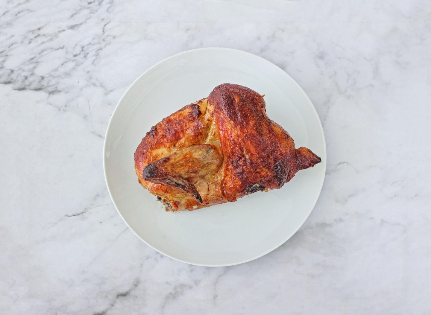 A Quarter Of Grilled Chicken Without Rice