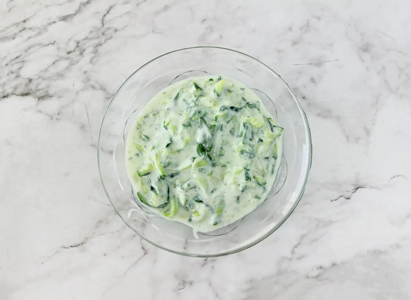 خيار مع لبن