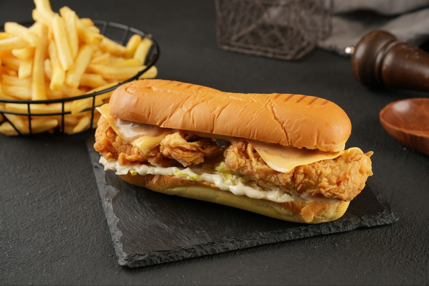 Crispy Chicken Sandwich Spicy - Combo Meal