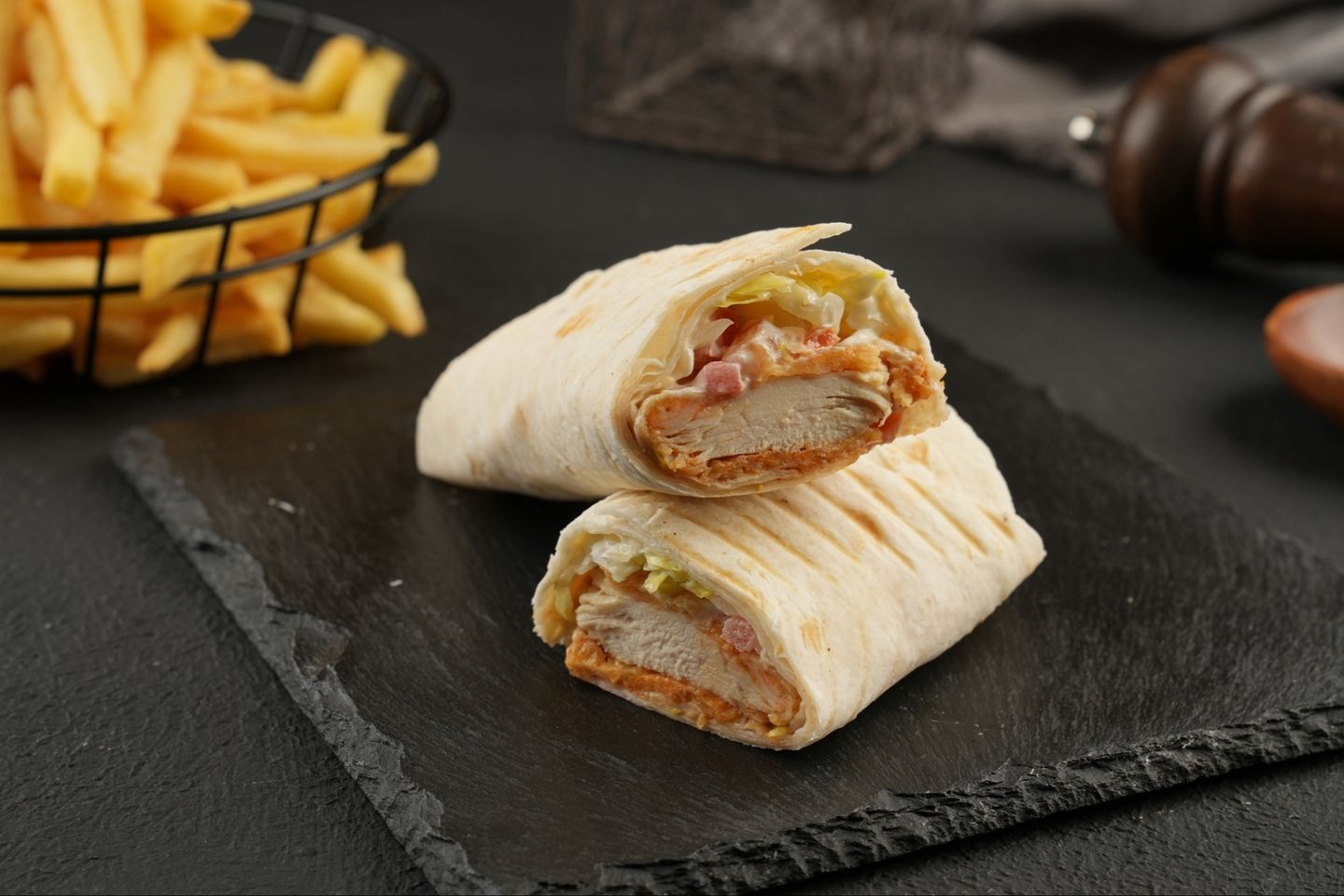 Wrap Chicken Spicy - Combo Meal