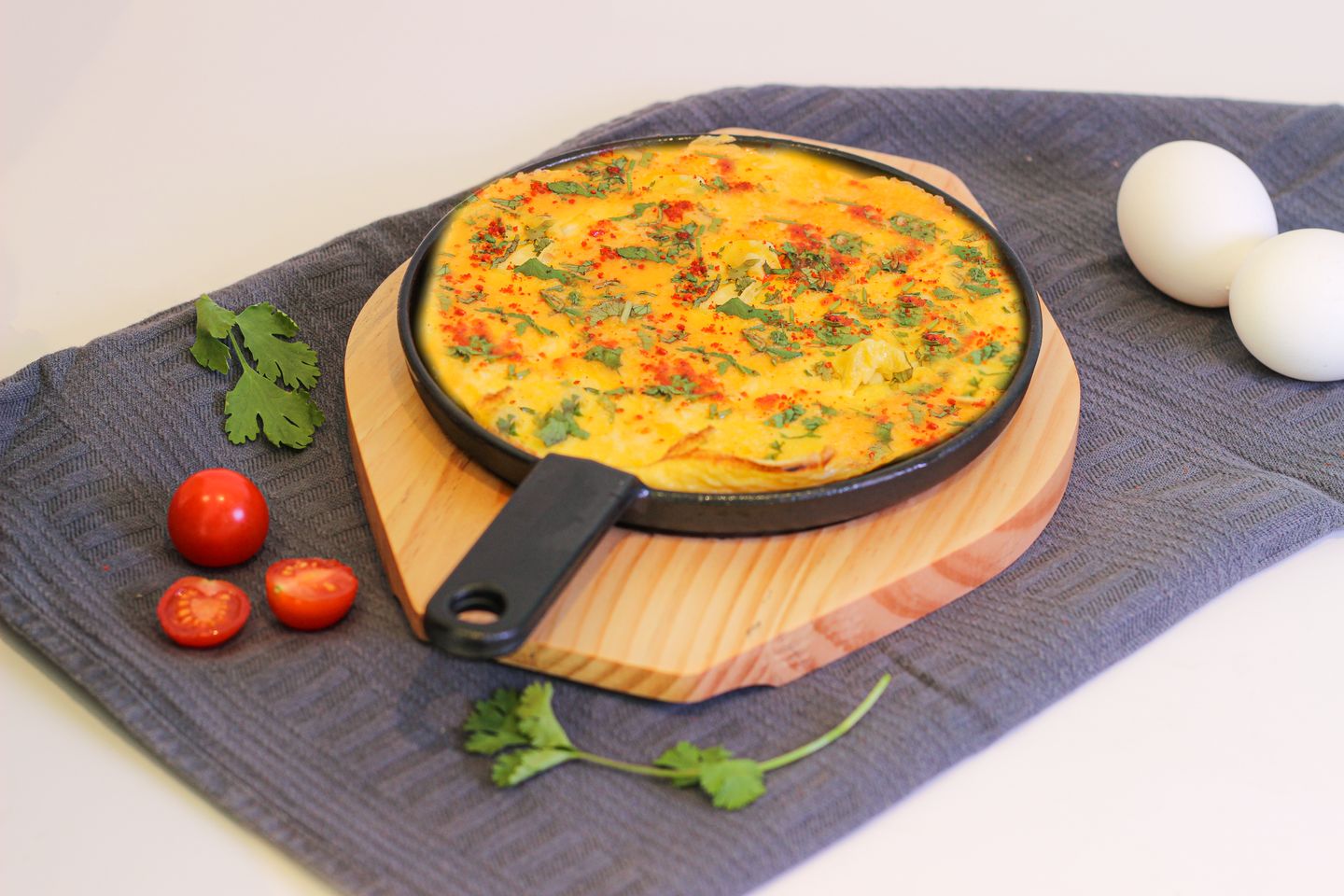 Omelette Eggs With Vegetables