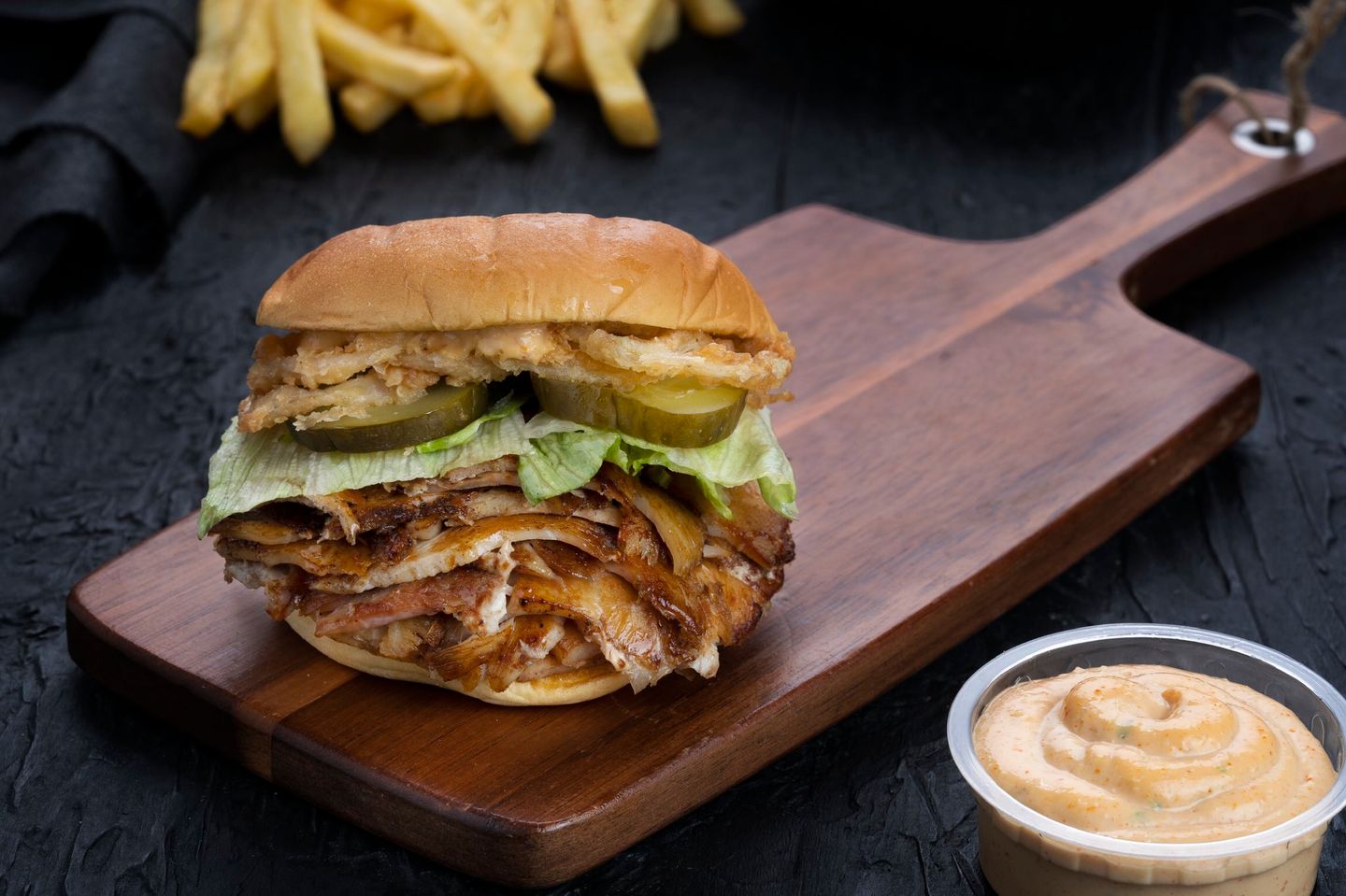 Burger Shawarma Sandwich