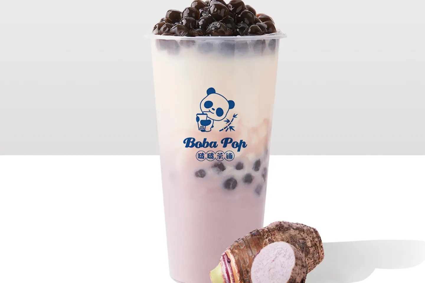 Fresh Taro Boba Milk Tea