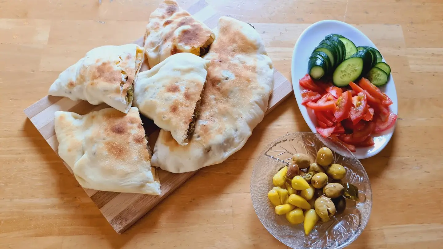 فطيرة بالبيض المسلوق