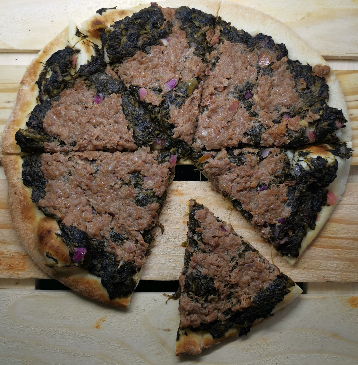 Spinach With Meat