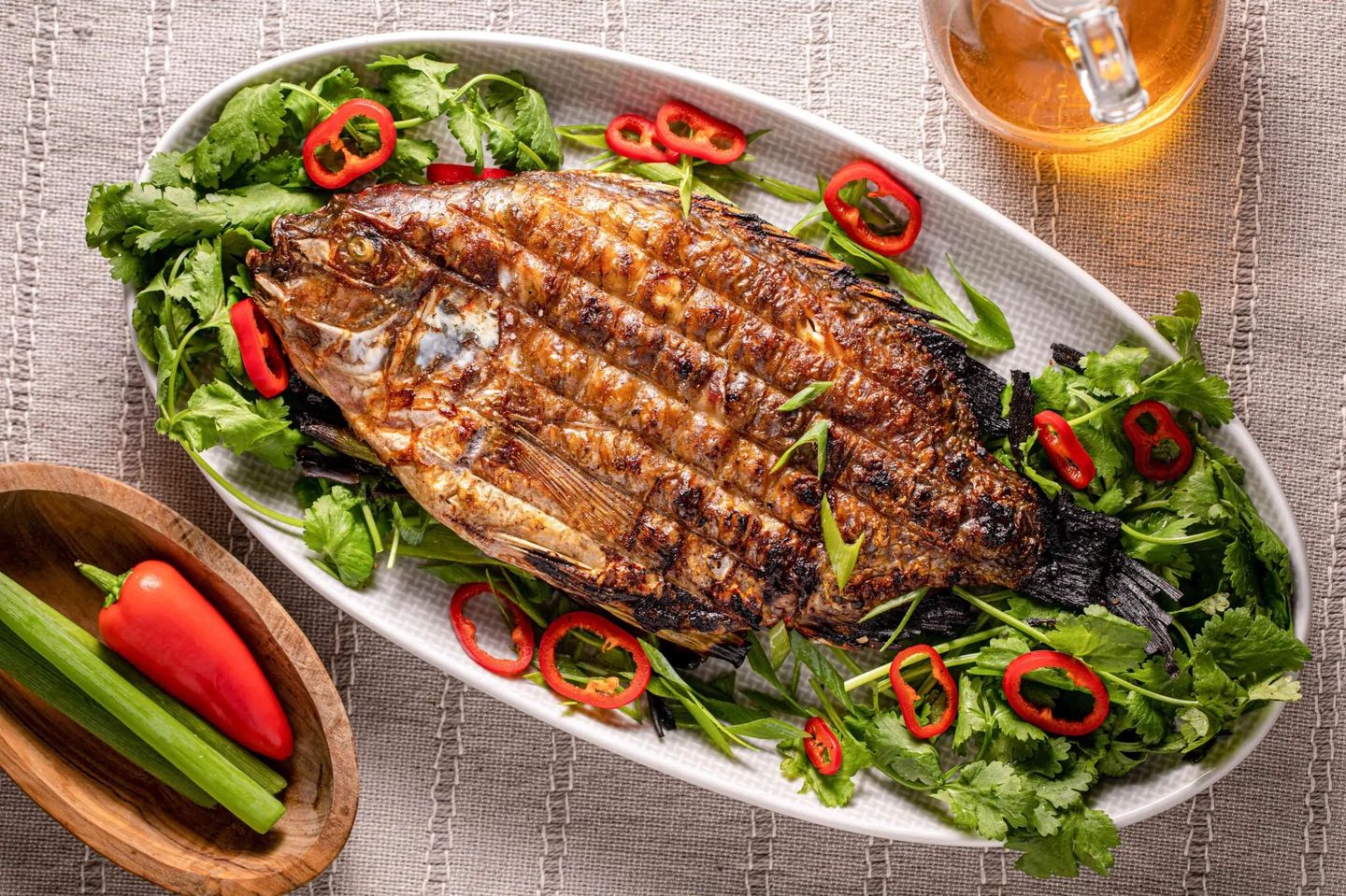 Iraqi Grilled Fish With Bone