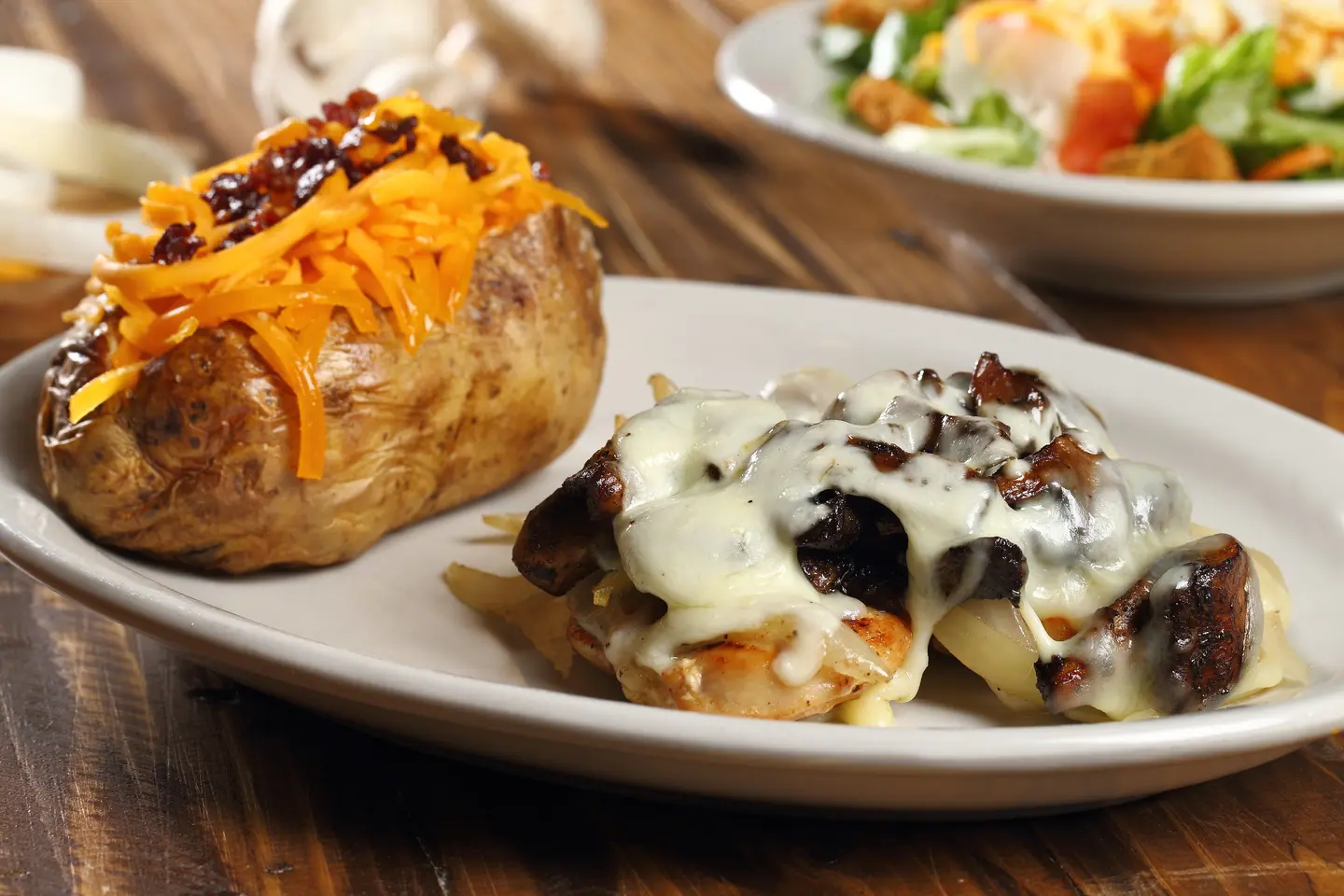 Grilled Chicken & Mushroom