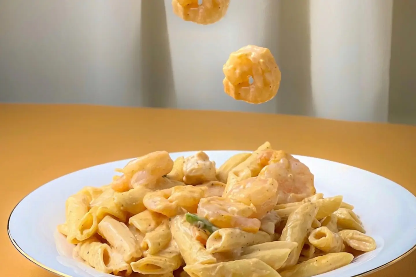 Shrimp Pasta Pink