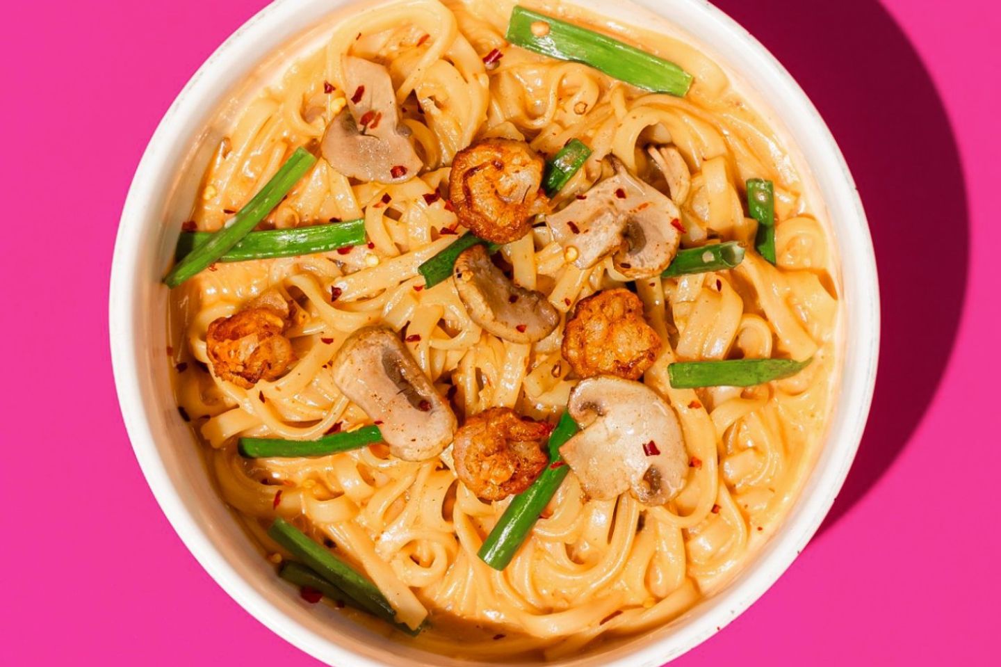 Creamy Garlic Udon  - Creamy Galic