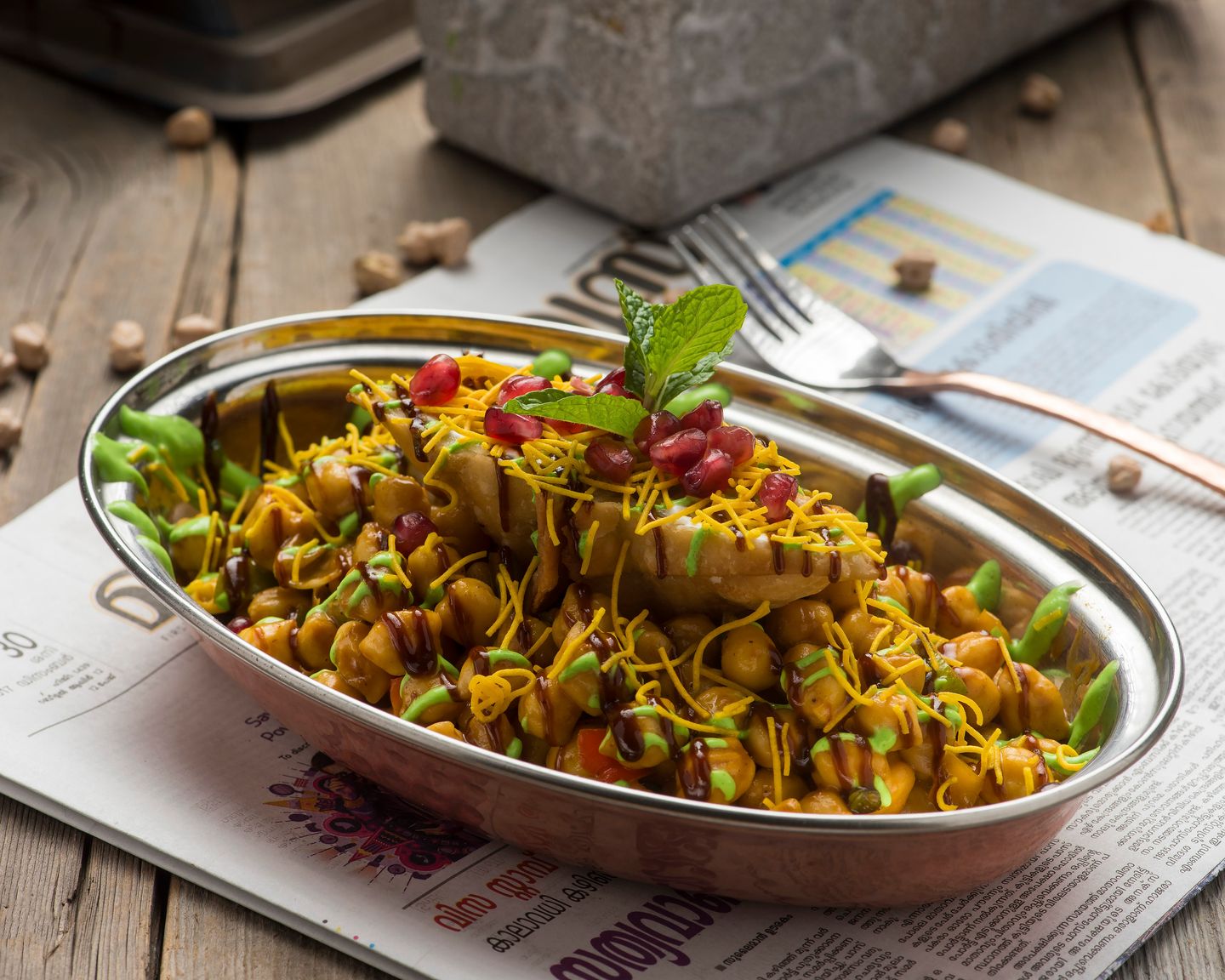 Samosa Chana Chaat