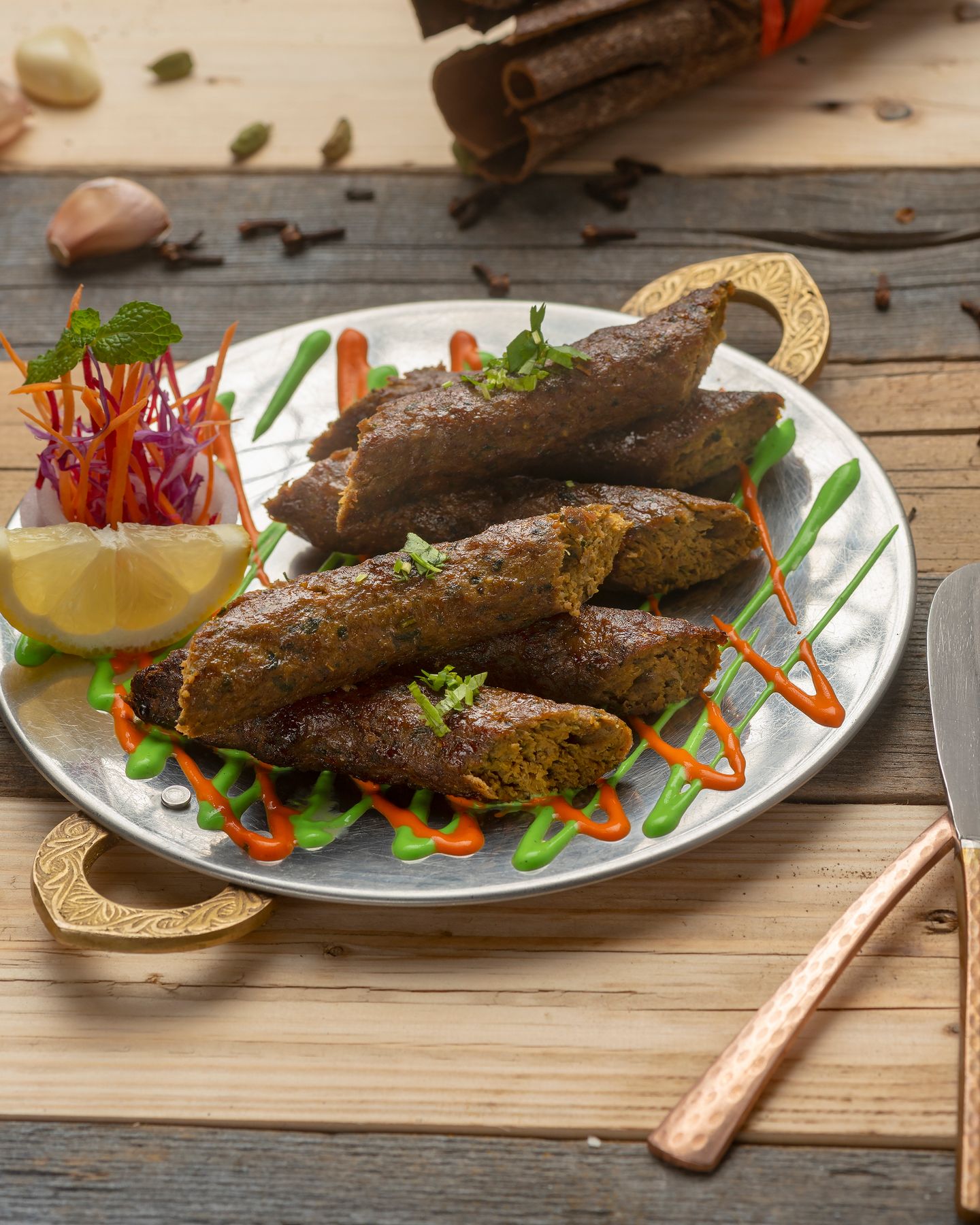 Malai Seekh Kebab