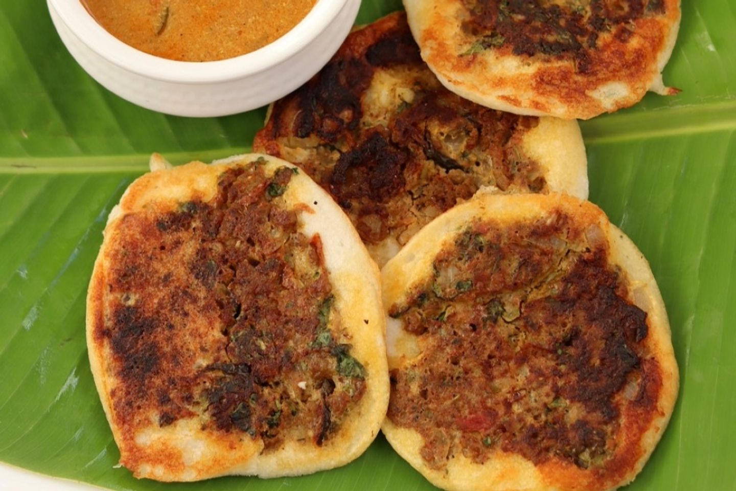 Mutton Curry Uthappam