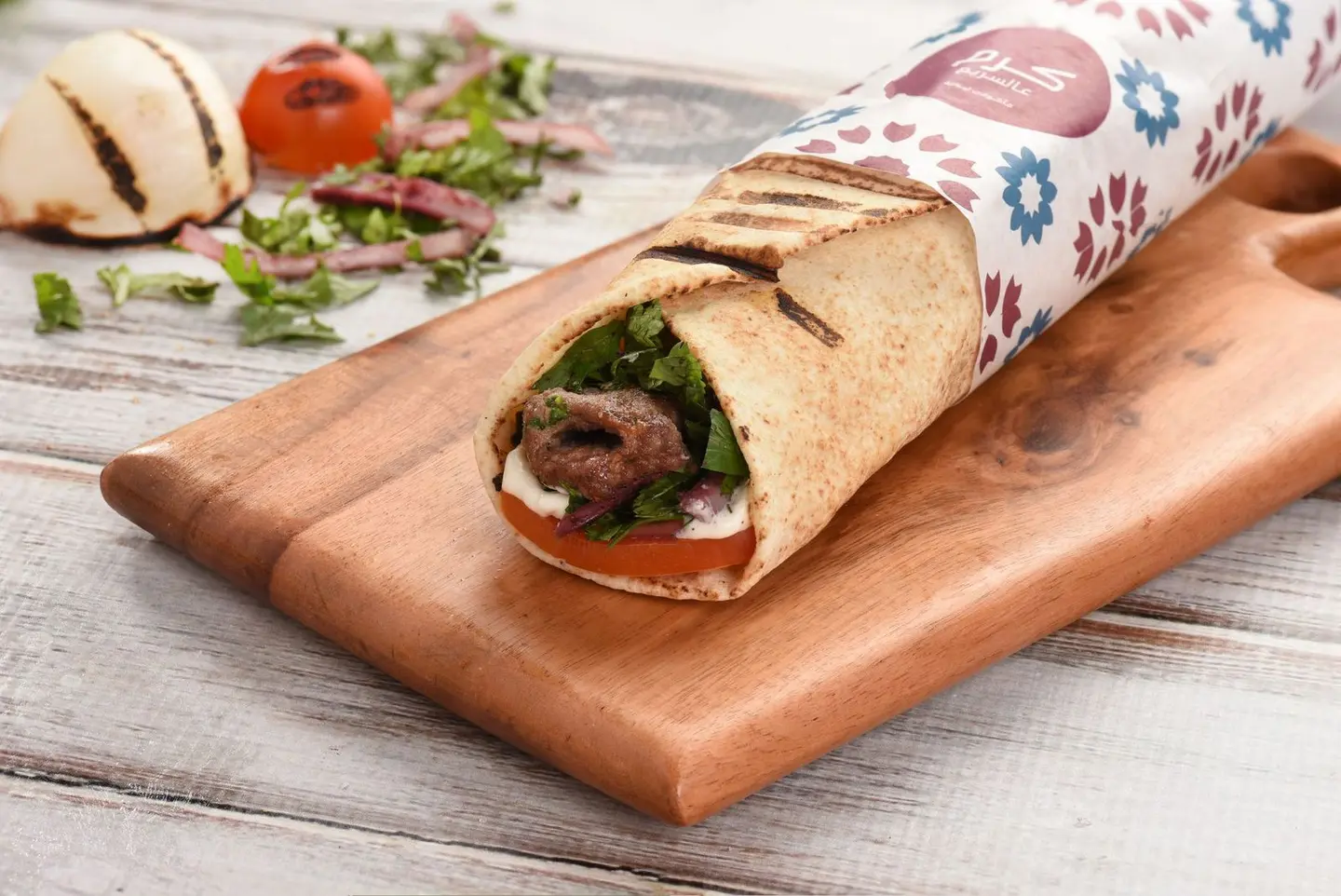 Grilled Meat Kabab Sandwich