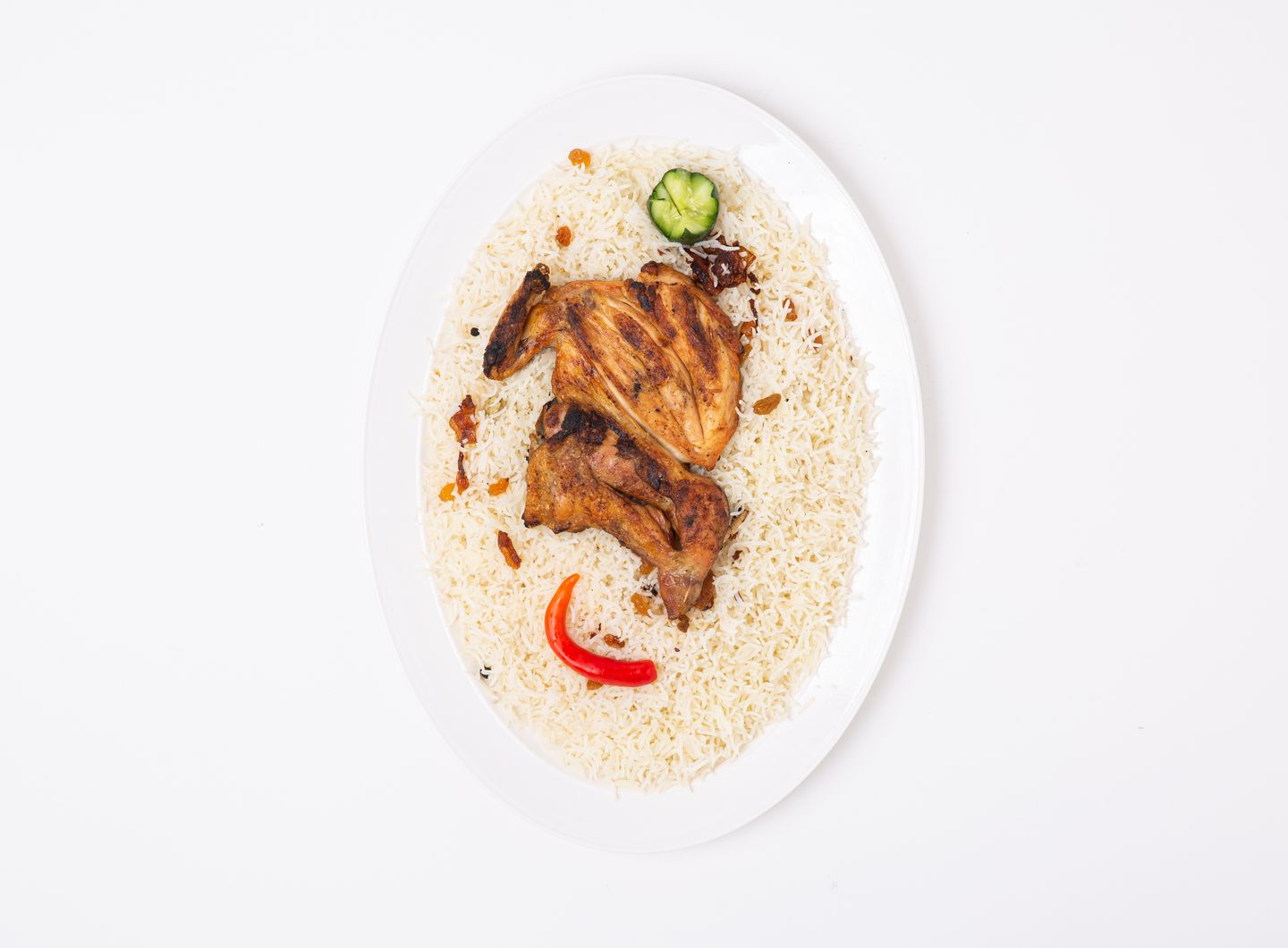 Half Chicken Of Madbi Mandi Rice