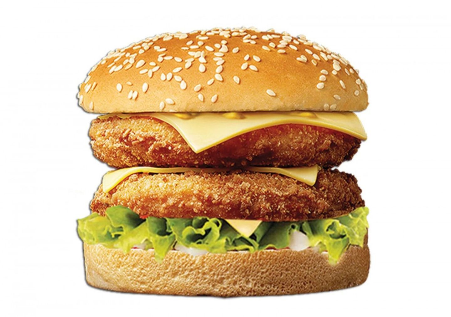 Double Chicken Burger