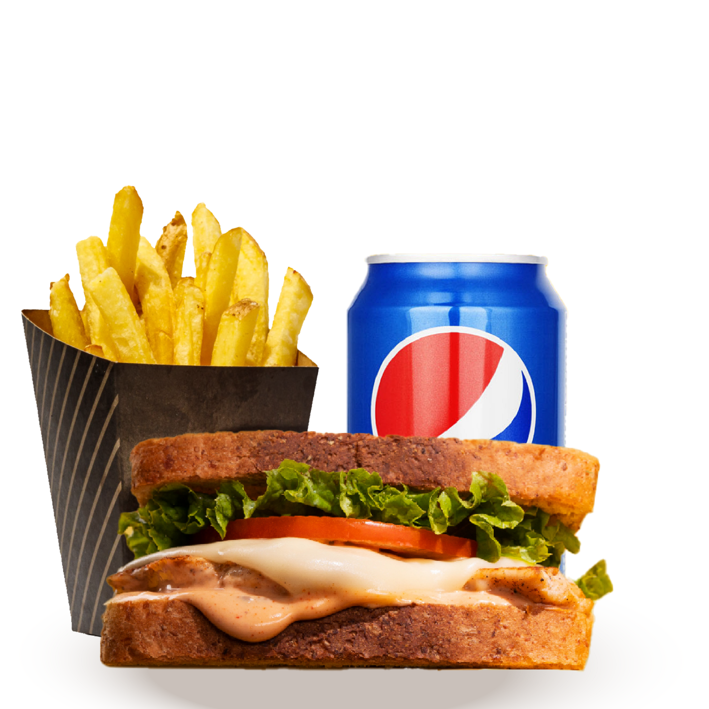 وجبة برجر دجاج دايت