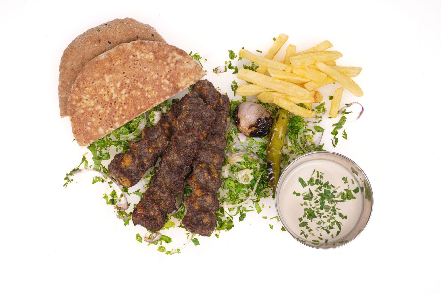 كباب لحم جبنة