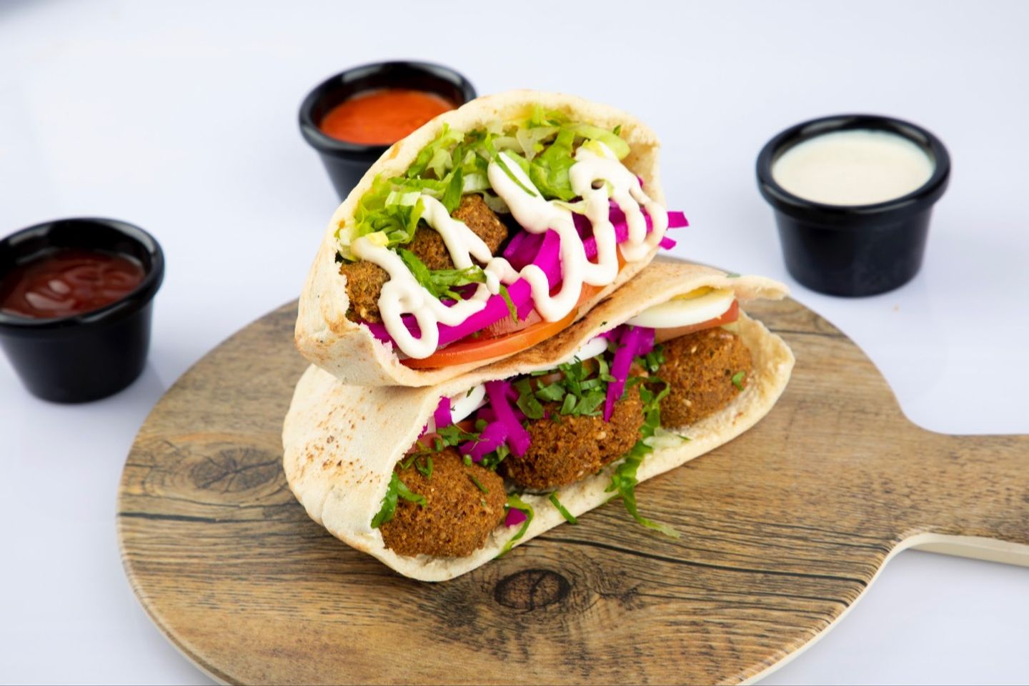 Egyptian Bread Falafel