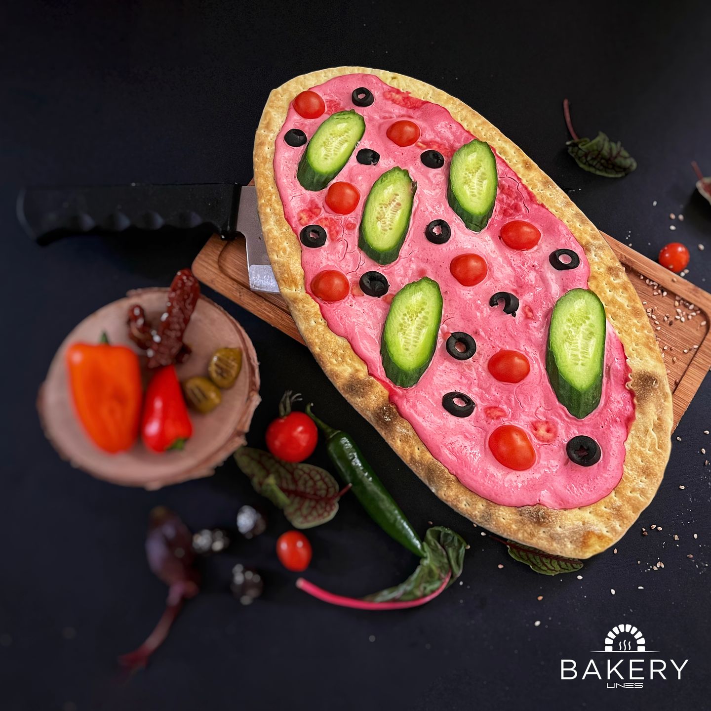 Labneh With Vegetables And Beets