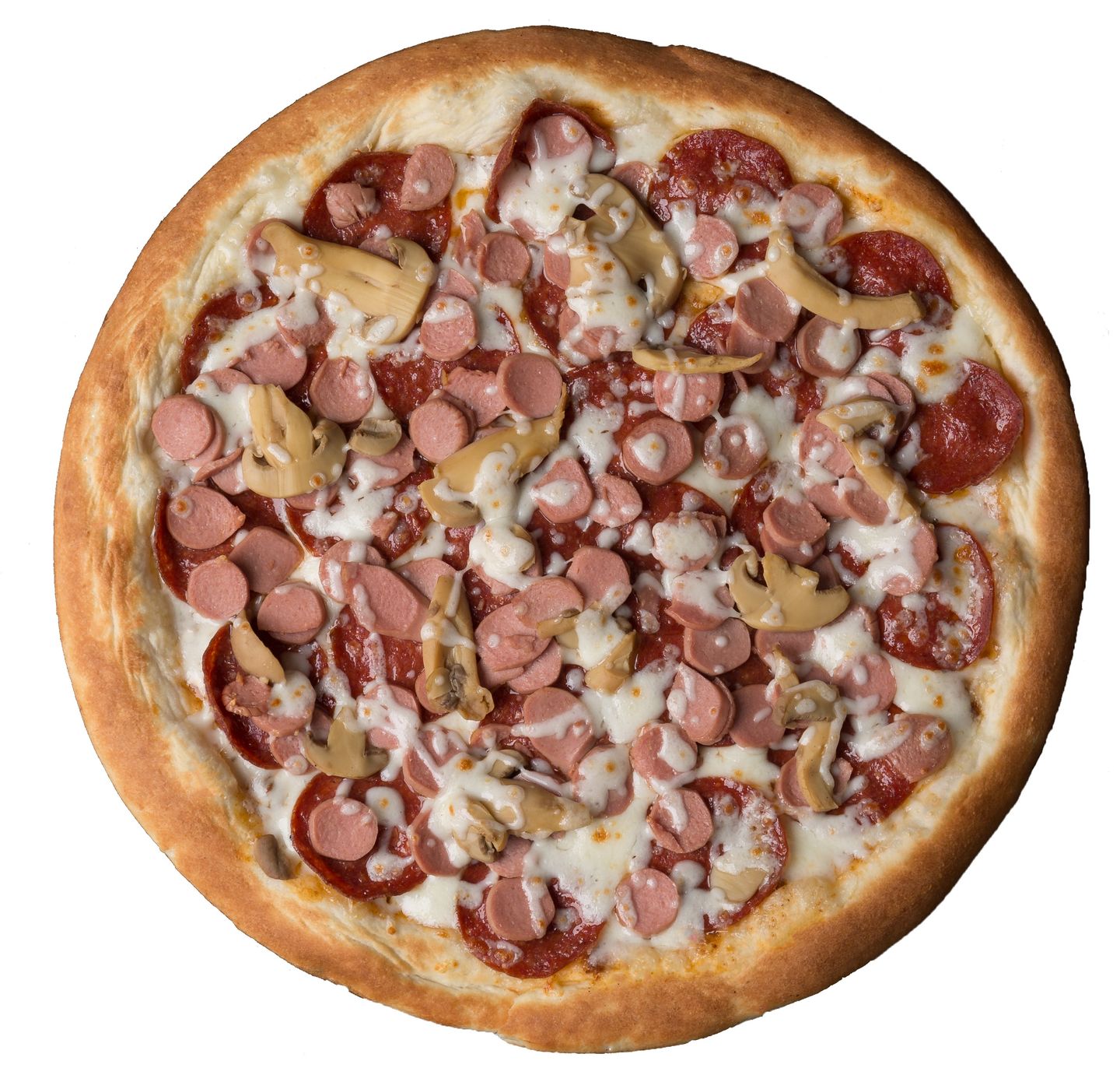 Hot Dog Pizza Large