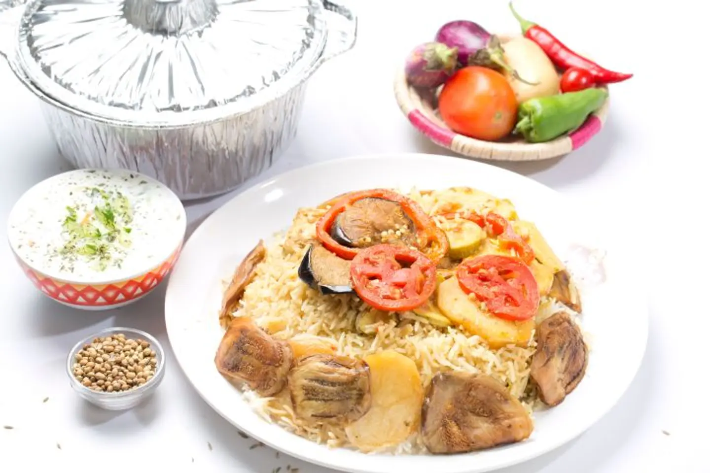 Maqlouba Al Sheuokh Chicken Kabsa