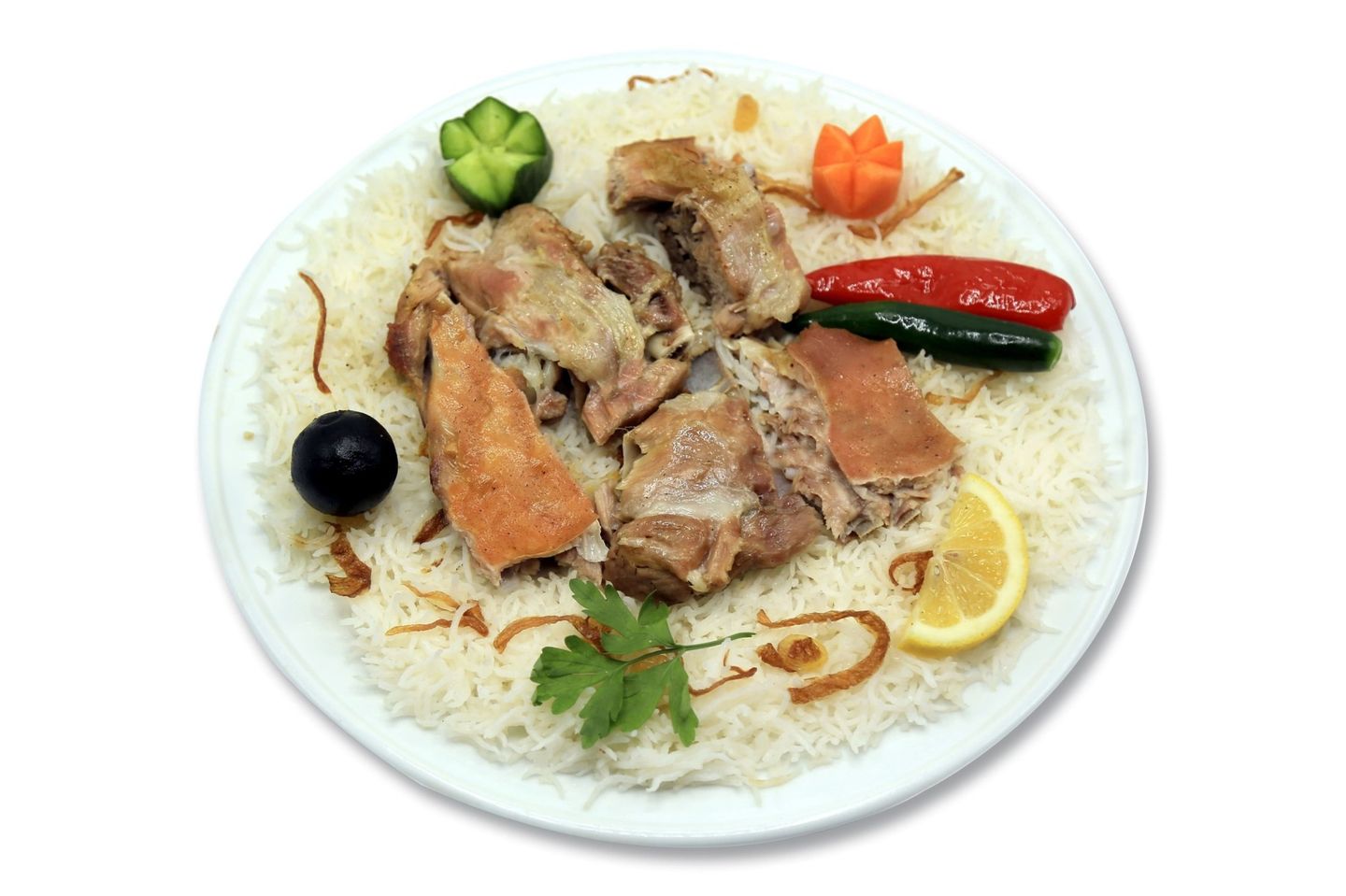 لحم مندي ارز بشاور