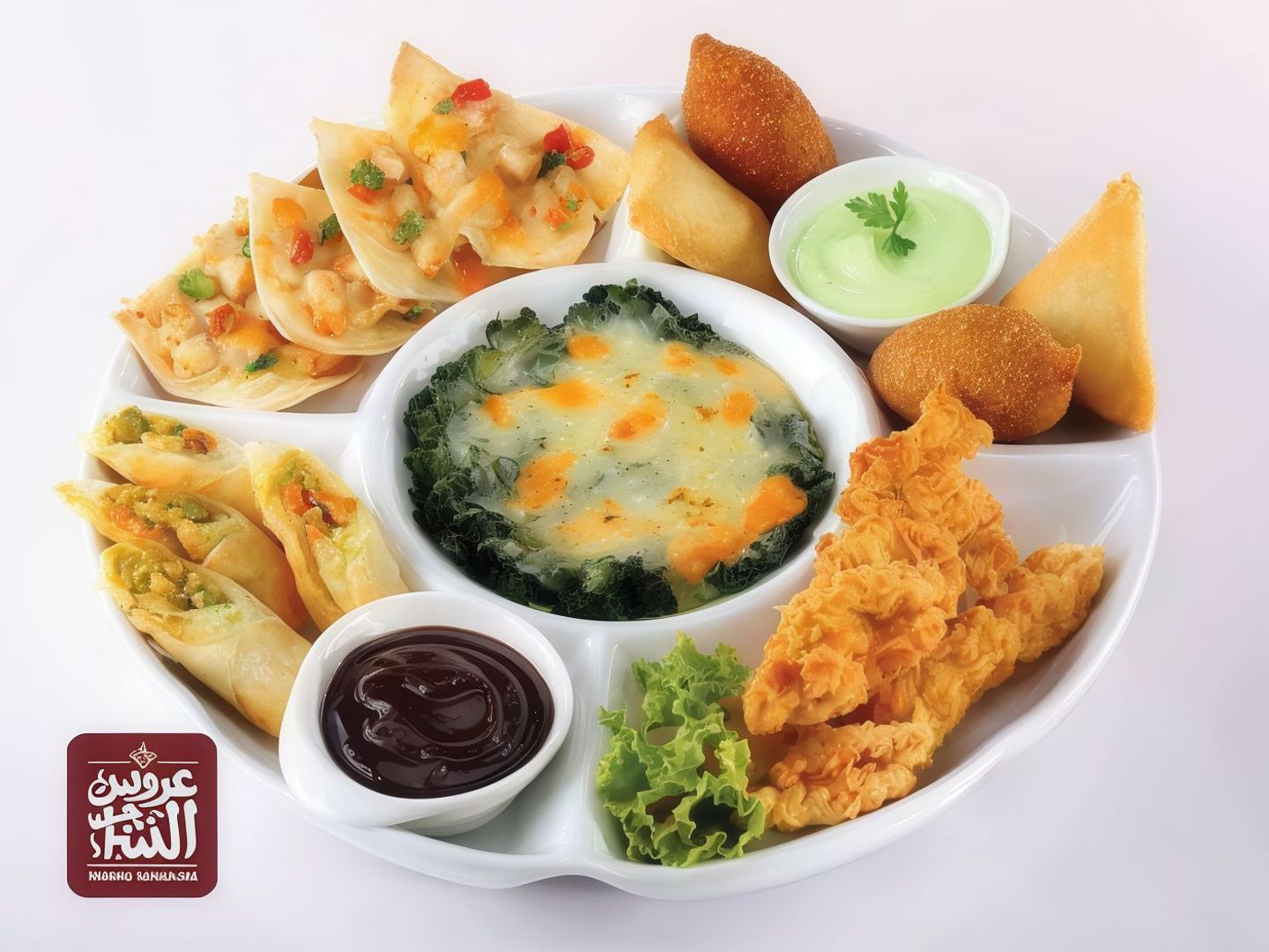Hot Appetizers Plate