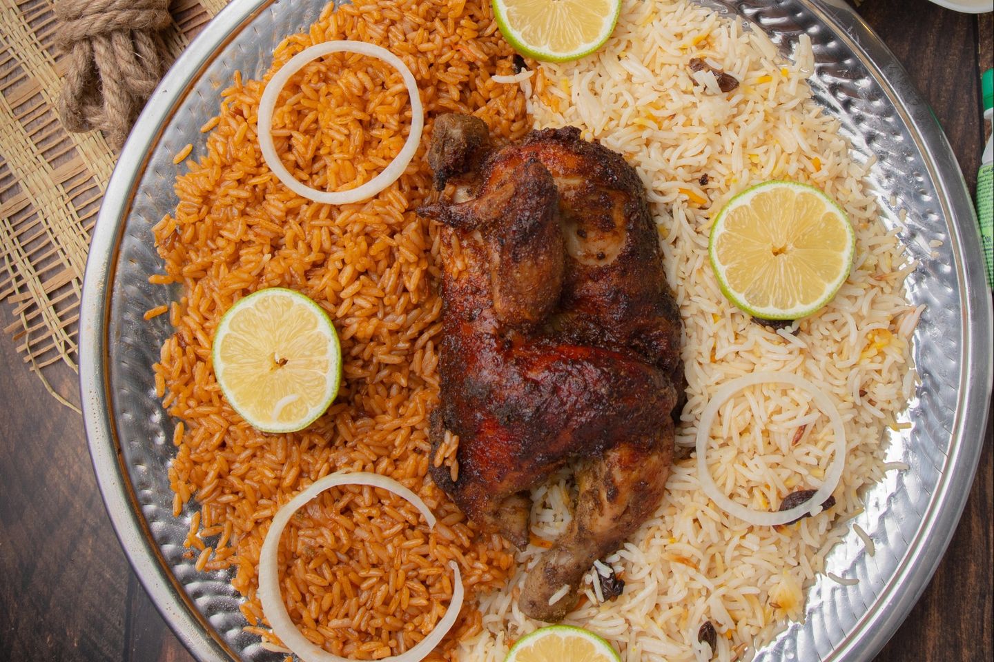 نص شواية مع رز مشكل