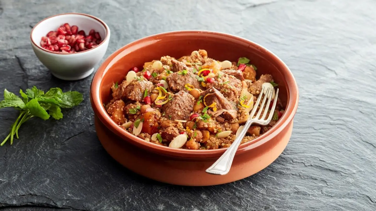 Pasta With Ground Beef Tagine