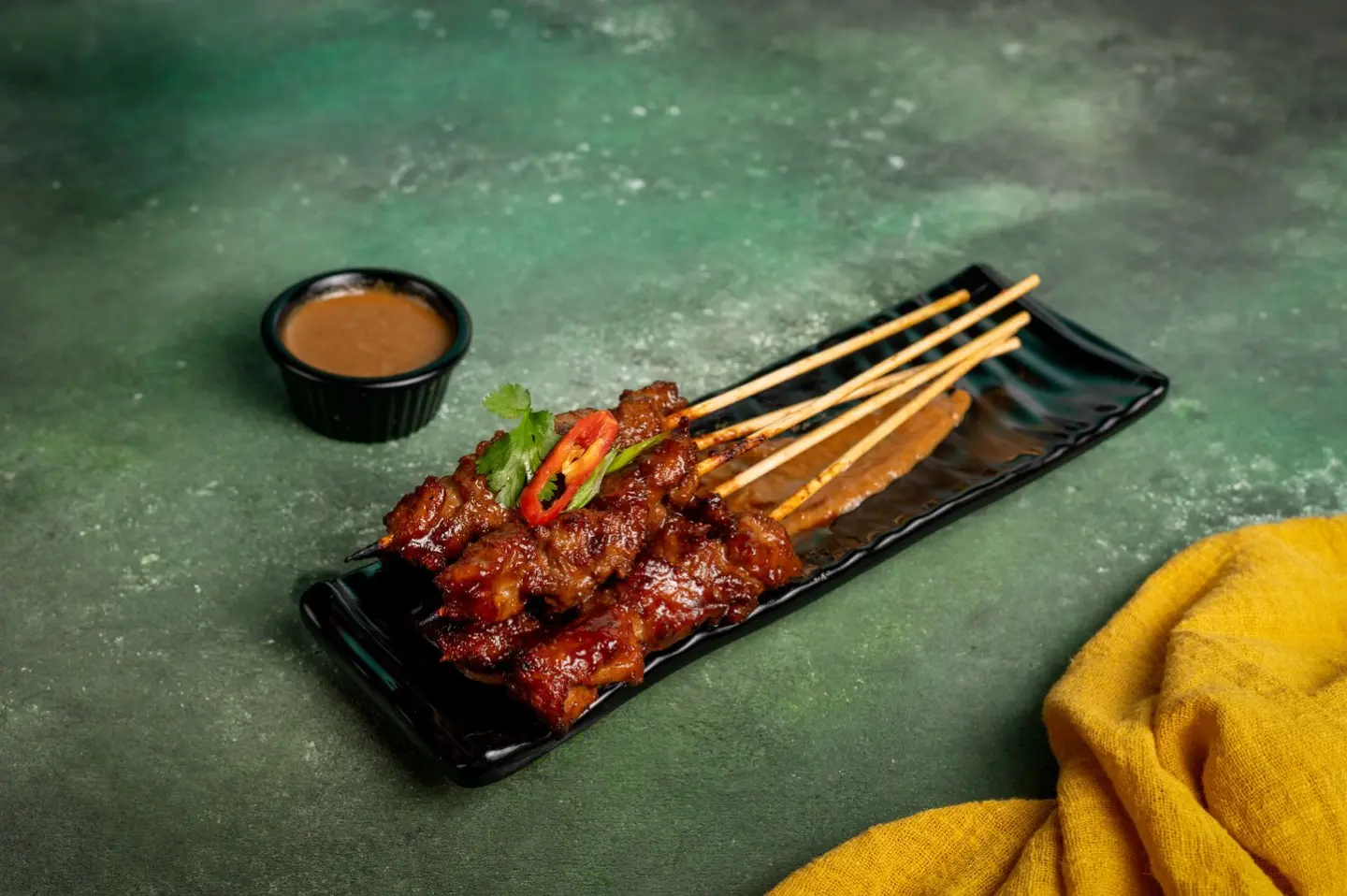 Meat Sati   5 Skewers