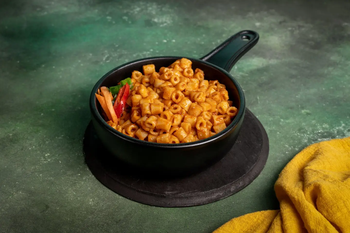 Rings Macaroni With Sauce
