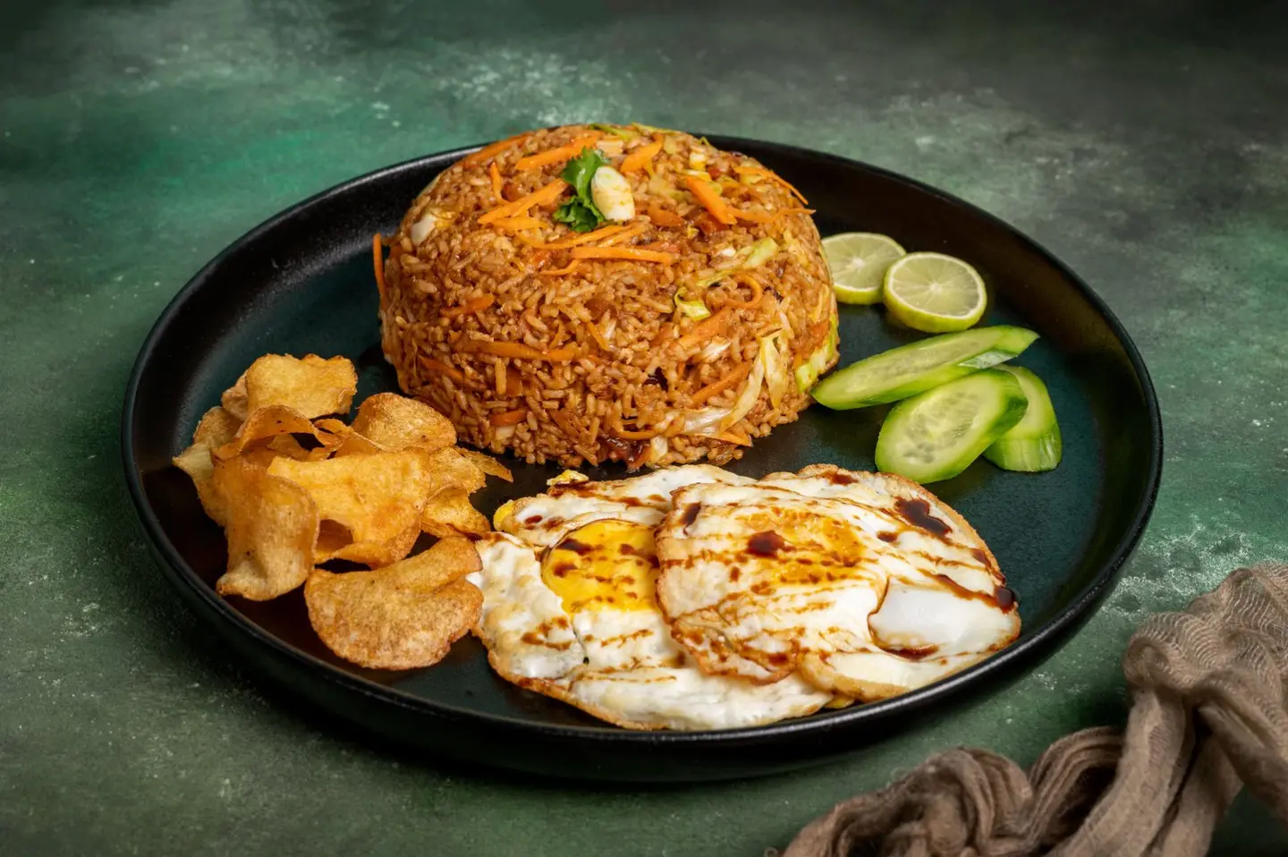 Fried Rice ( Nasi Goring ) With Vegetable
