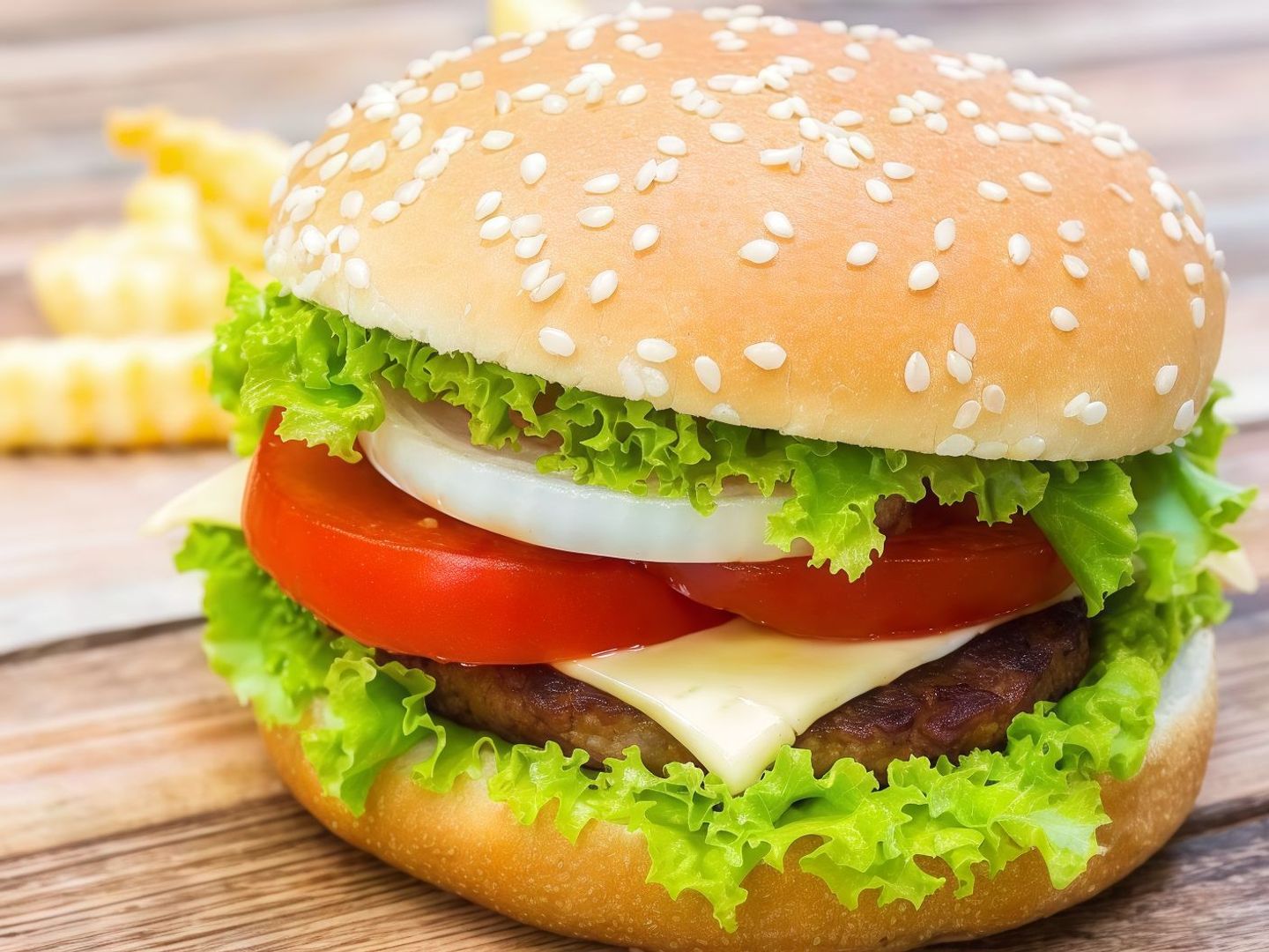 Potato Bun Beef Burger