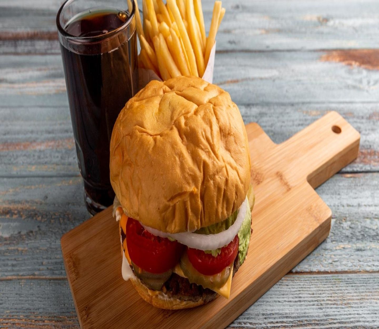 Meat Burger Meal