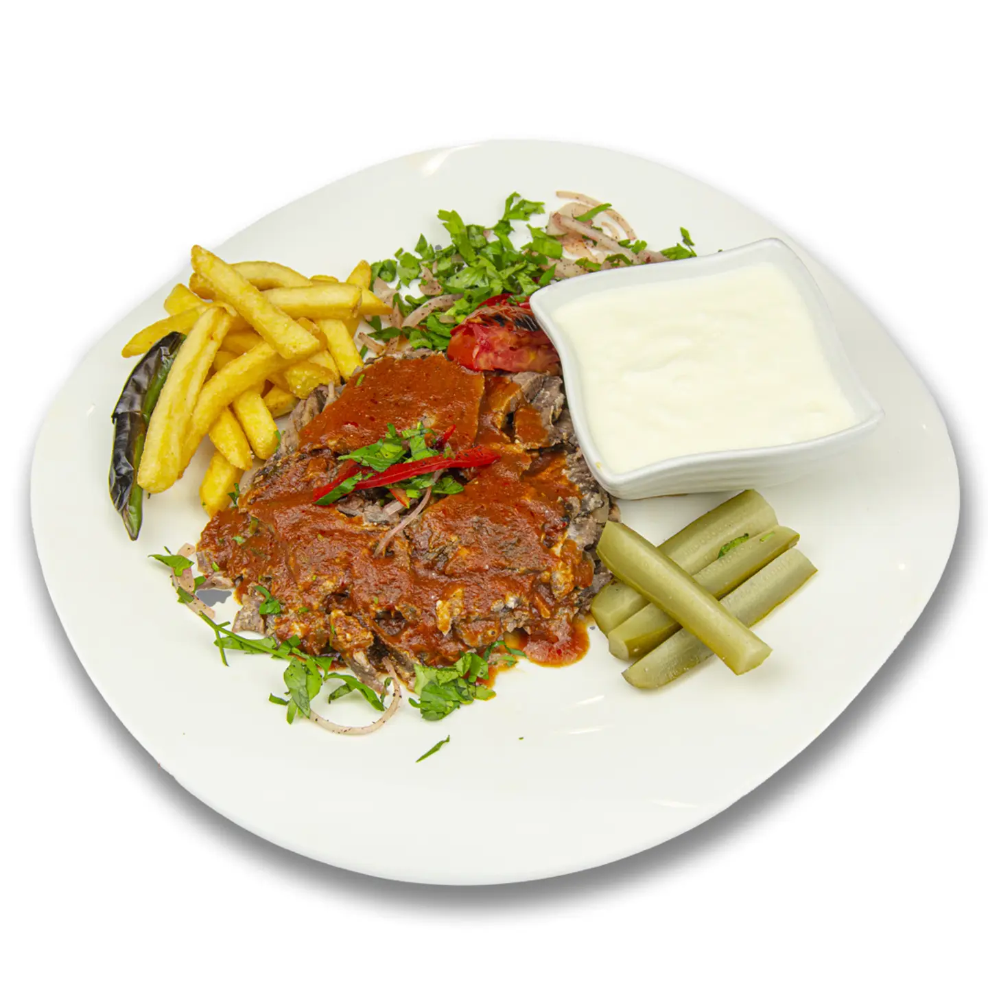 Iskandar Meat Shawarma Plate