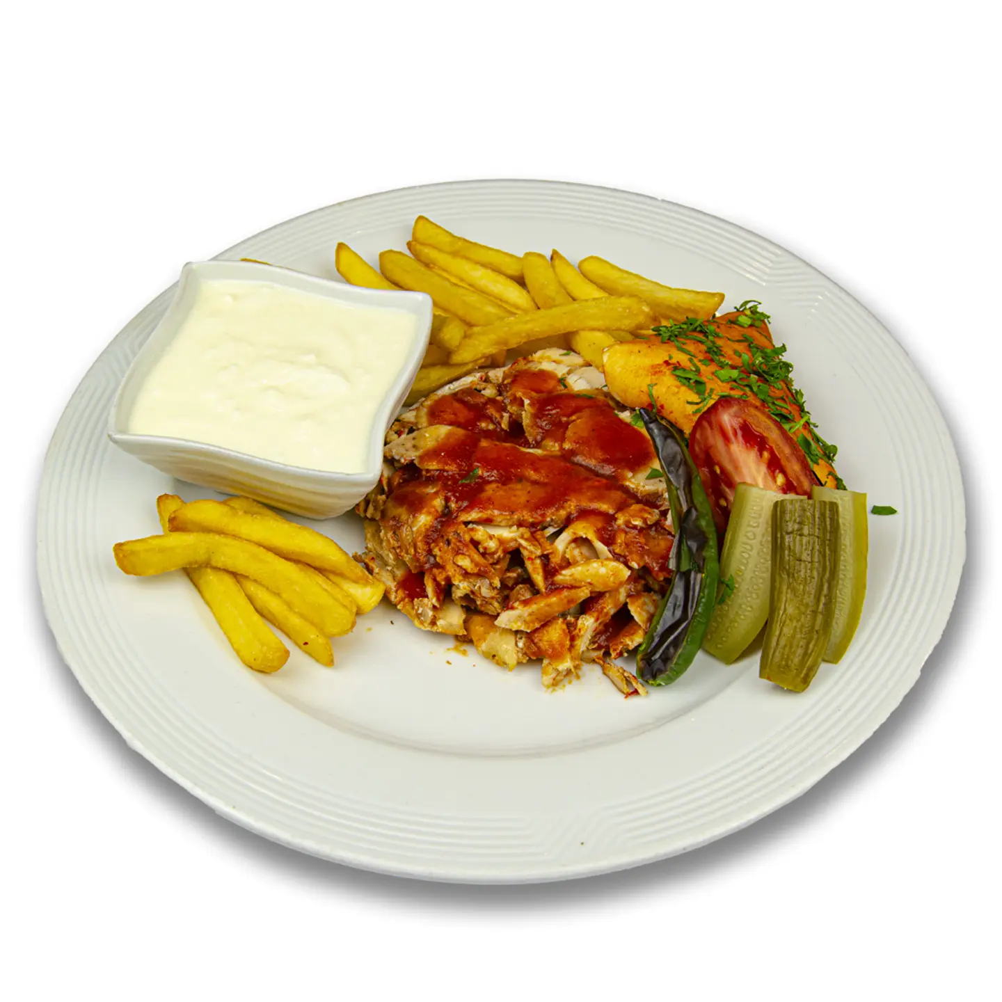 Iskandar Chicken Shawarma Plate