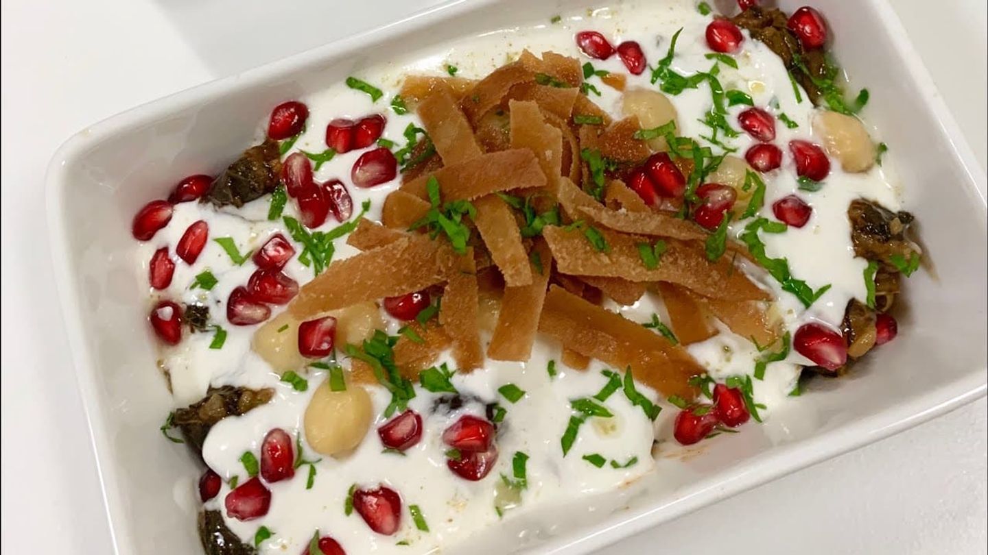 فتة ورق عنب