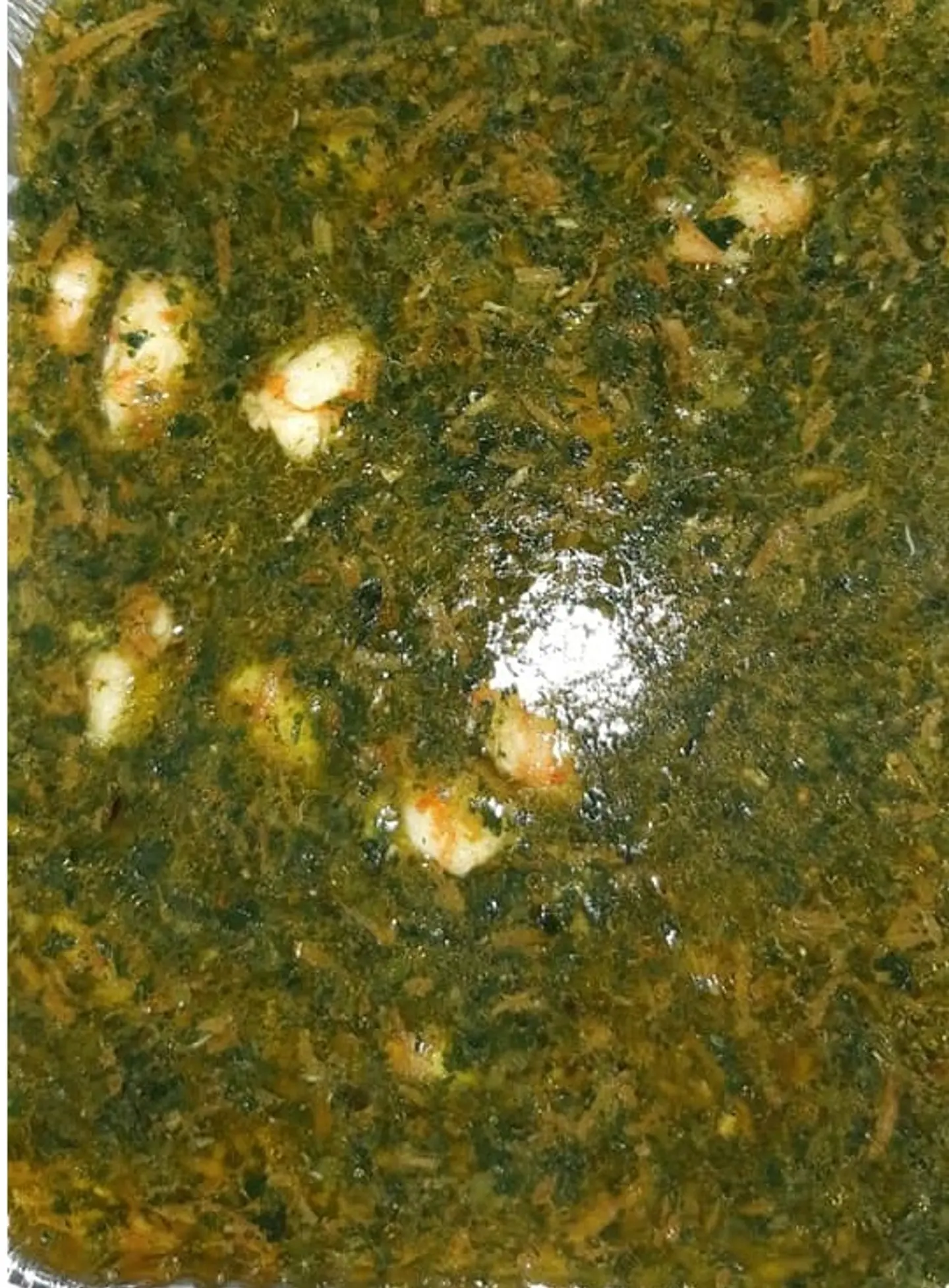 طاجن ملوخية بالجمبري