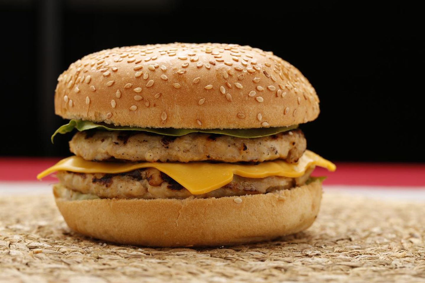 Double Grilled Chicken Burger
