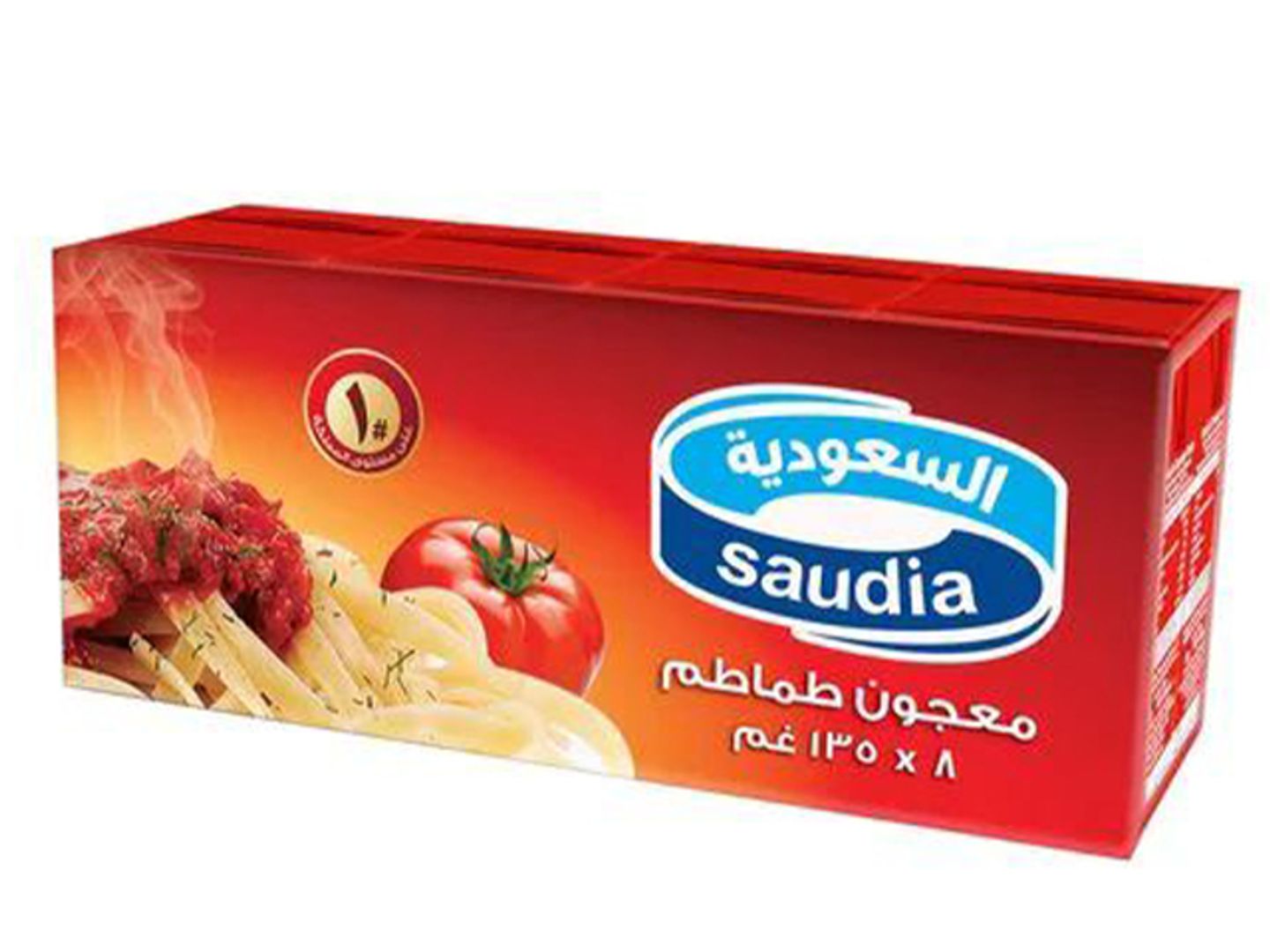 معجون طماطم السعودية 135 جم * 8 حبات