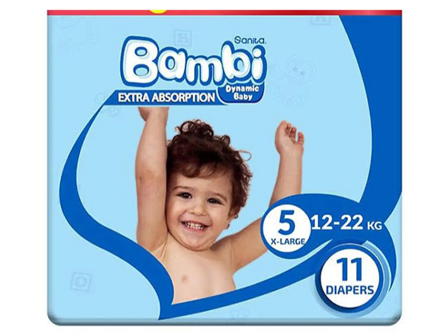 Bambi Baby Diaper Size 5   11 Pcs
